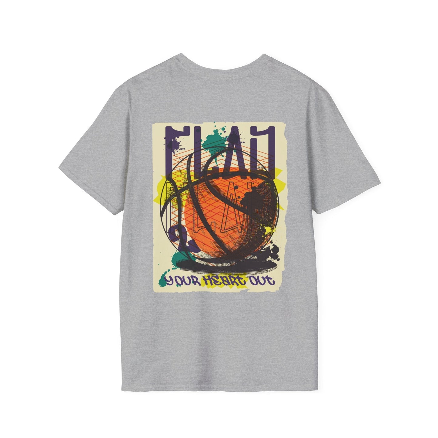 Basketball - Urban Graffiti - Unisex T-Shirt - Back Print-4