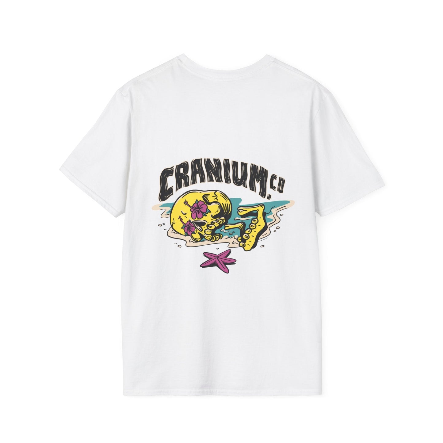 Cranium Co - Summer Skulls - Unisex T-Shirt - Back Print-3