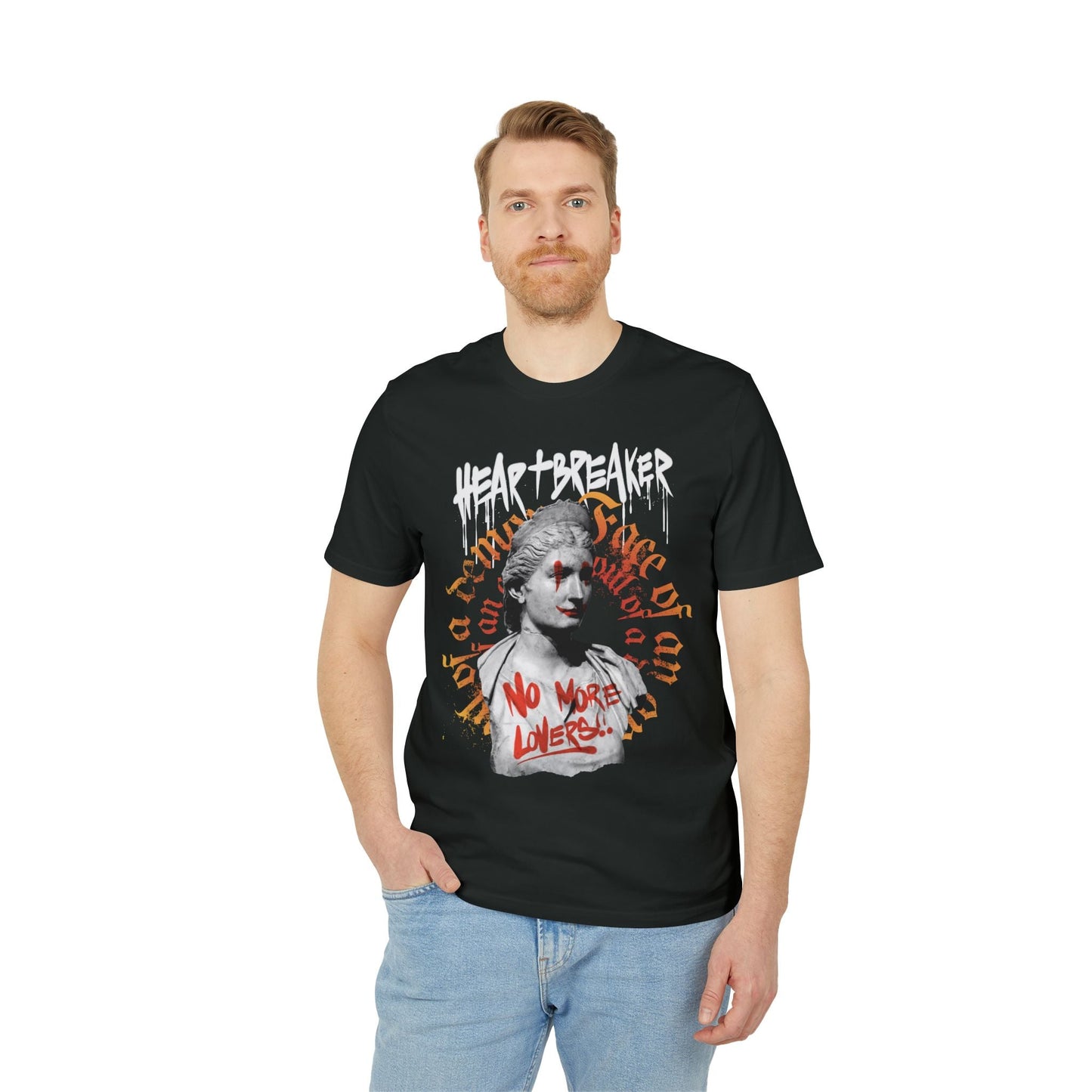 Heartbreaker No more Lovers - Gods Way - Premium Bio Unisex T-Shirt - Front Print-4
