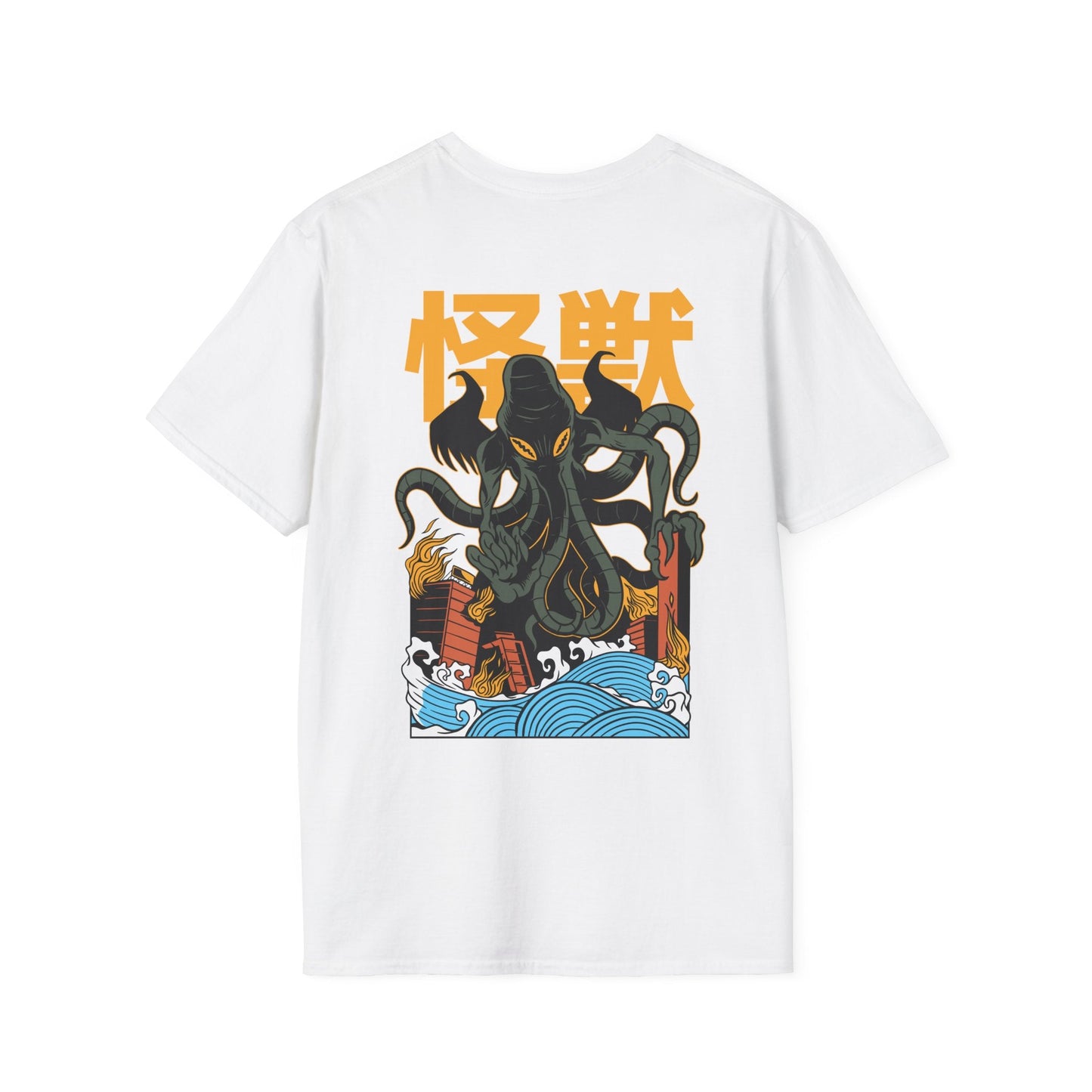 Jellyfish - Kaiju Monster - Unisex T-Shirt - Back Print-7