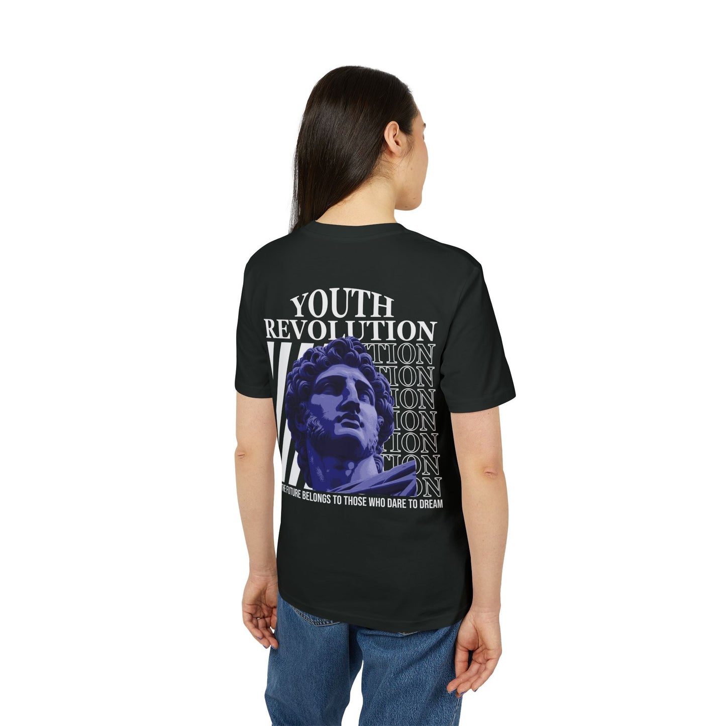 Youth Revolution - Gods Way - Premium Bio Unisex T-Shirt - Back Print-2