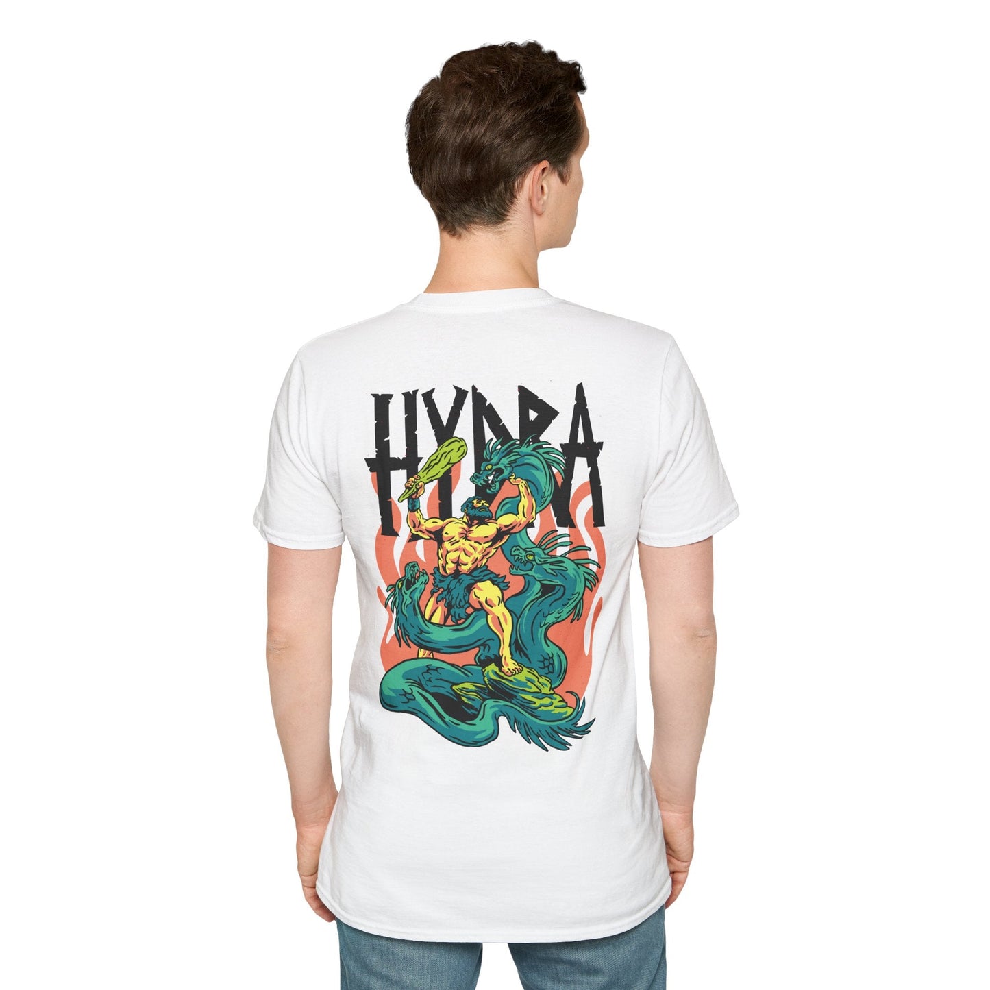 Hydra - Greek Mythology - Unisex T-Shirt - Back Print-4