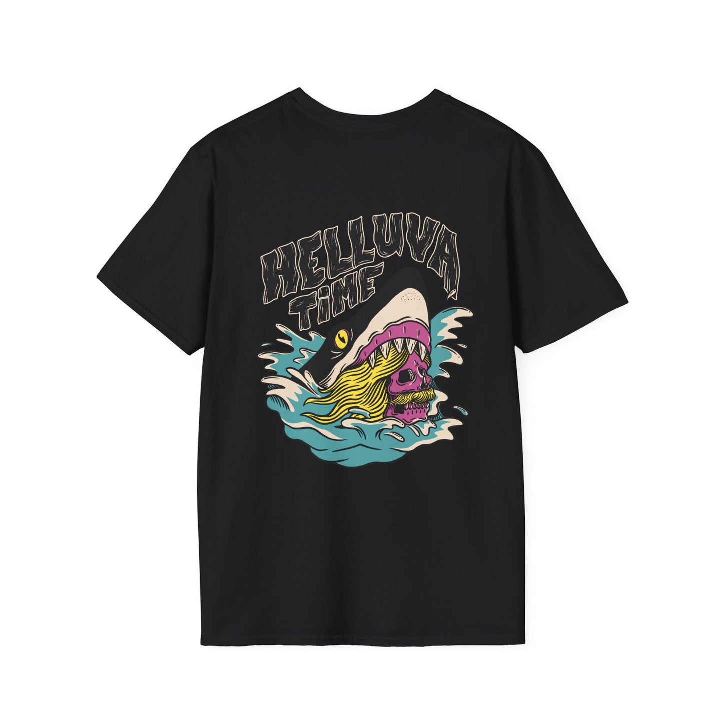 Helluva Time - Summer Skulls - Unisex T-Shirt - Back Print-0