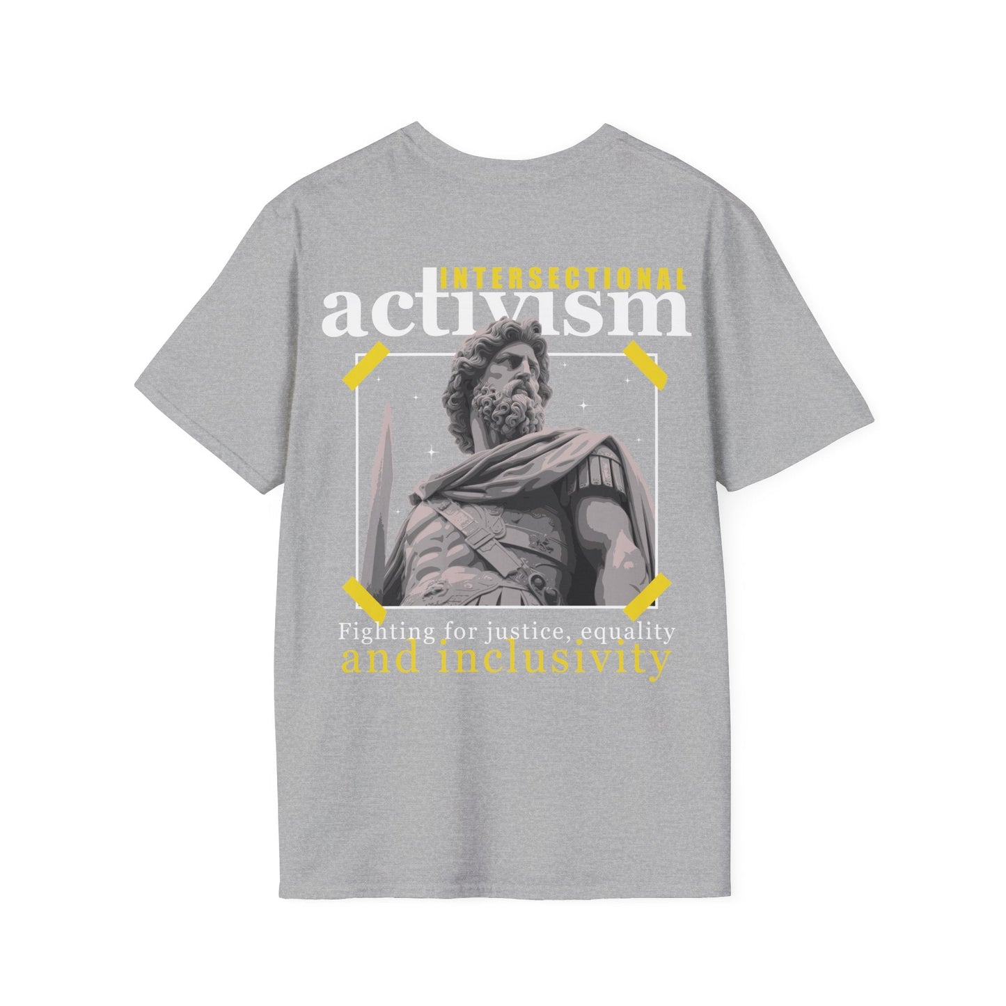 Intersectional Activism - Streetwear - Gods Way - Unisex T-Shirt - Back Print-1