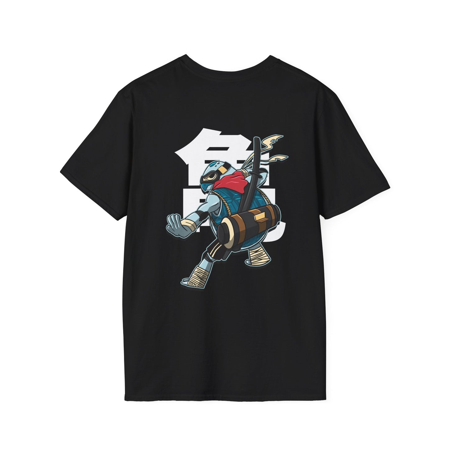 Turtle - Warrior Animals - Unisex T-Shirt - Back Print-0