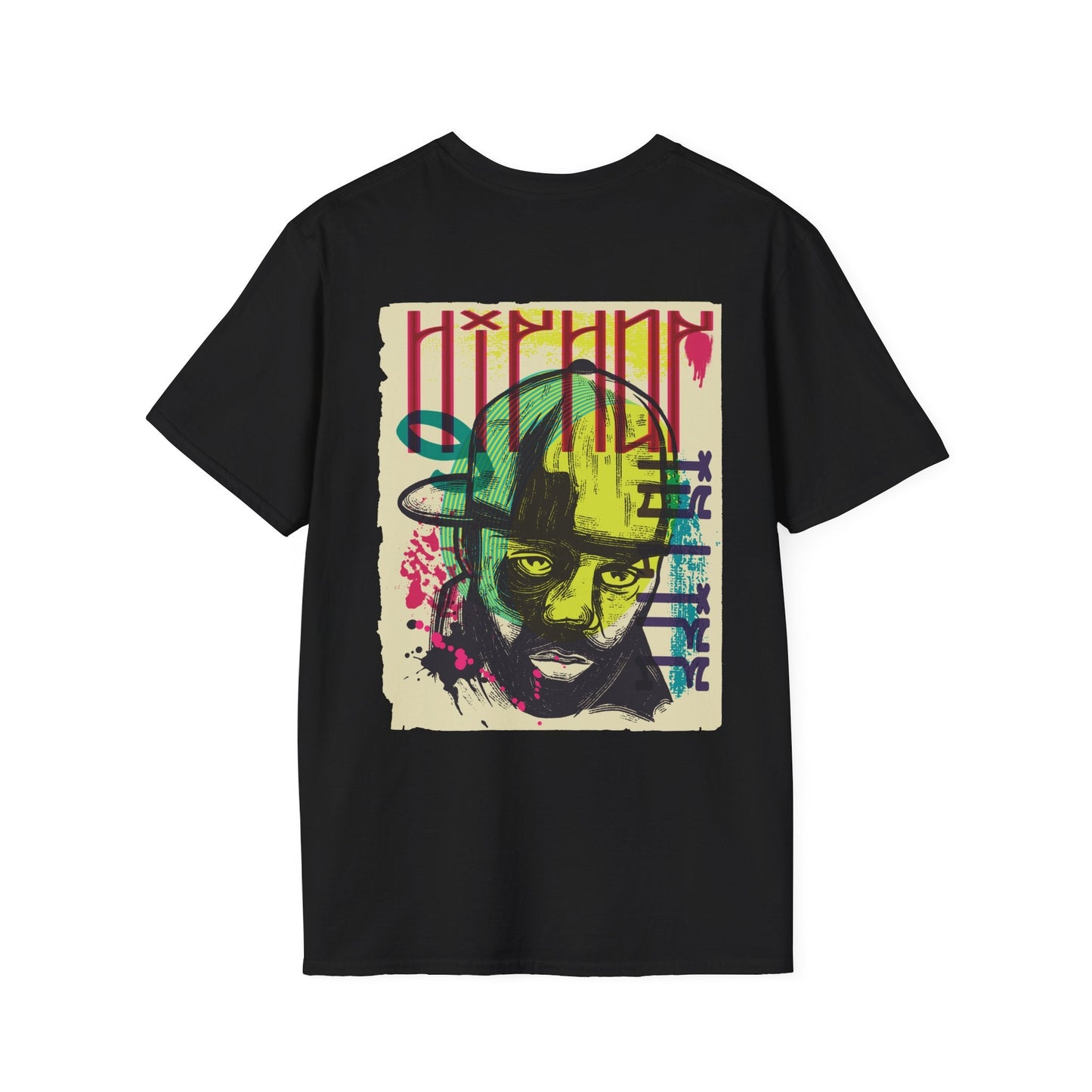 Hip Hop - Urban Graffiti - Unisex T-Shirt - Back Print-0
