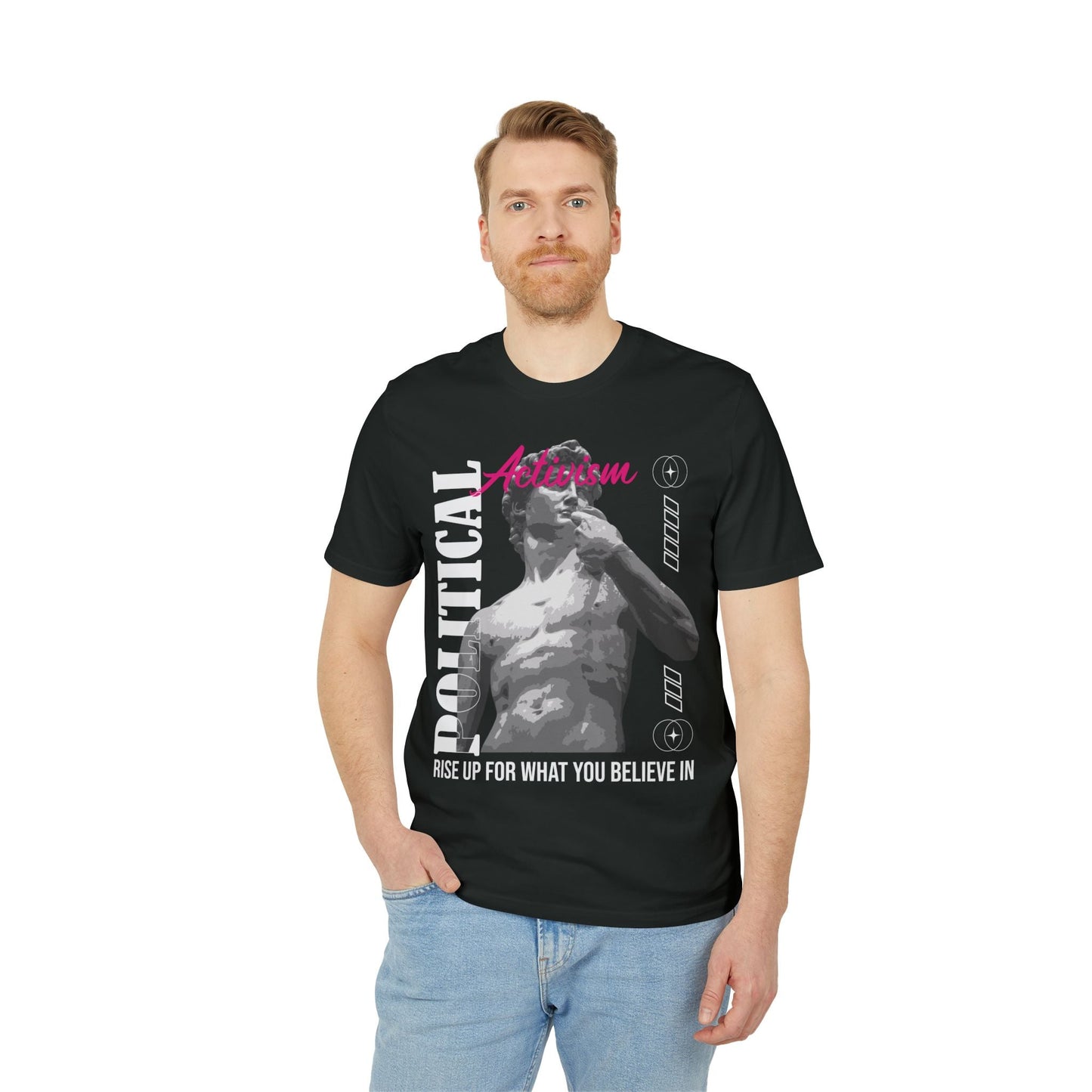 Political Activism - Gods Way - Premium Bio Unisex T-Shirt - Front Print-4