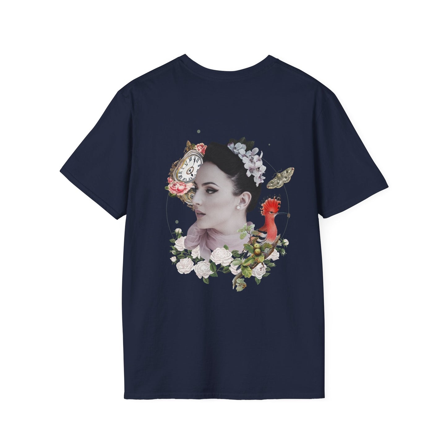 Woman - Quirky Collage - Unisex T-Shirt - Back Print-2