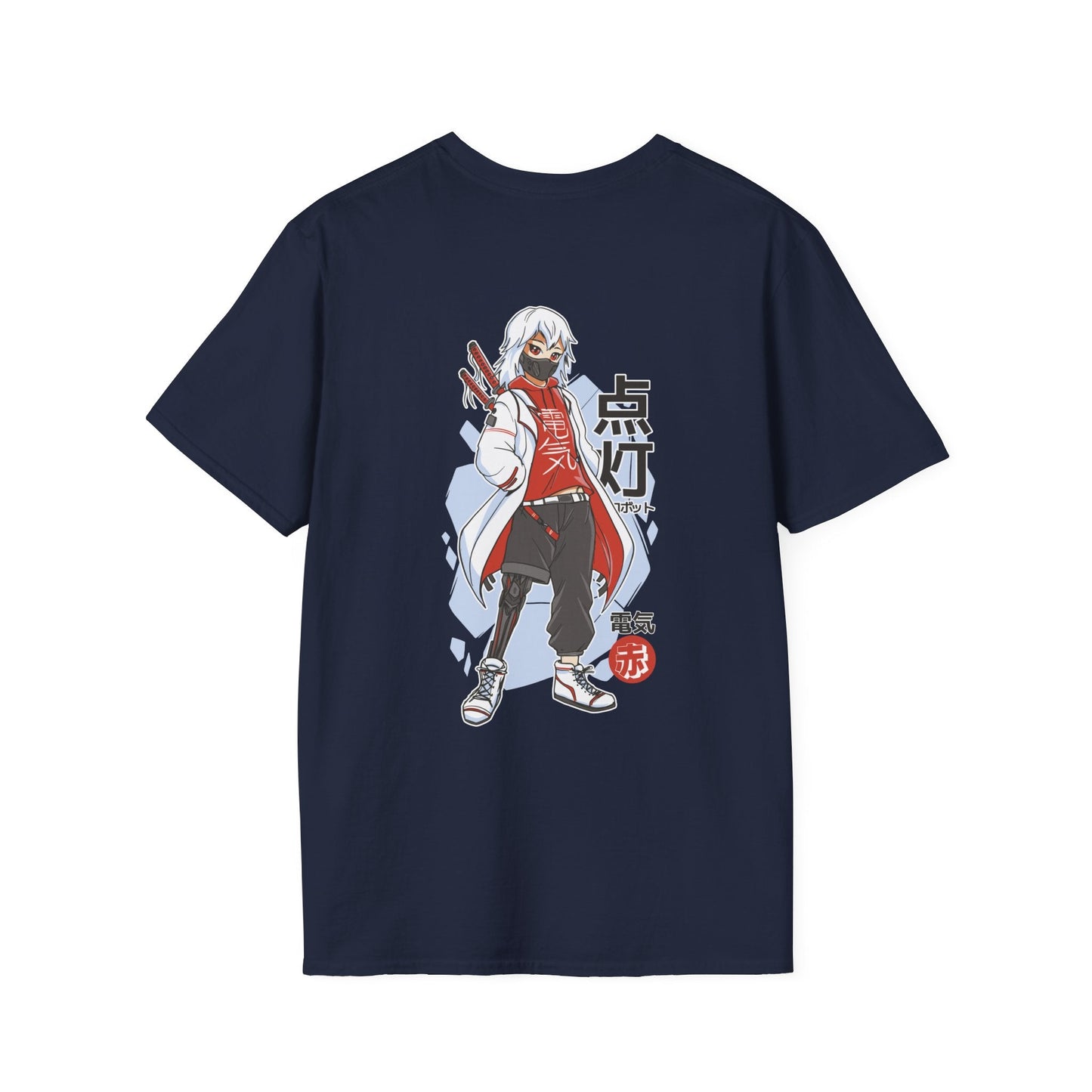 Techware Samurai - Anime World - Unisex T-Shirt - Back Print-2