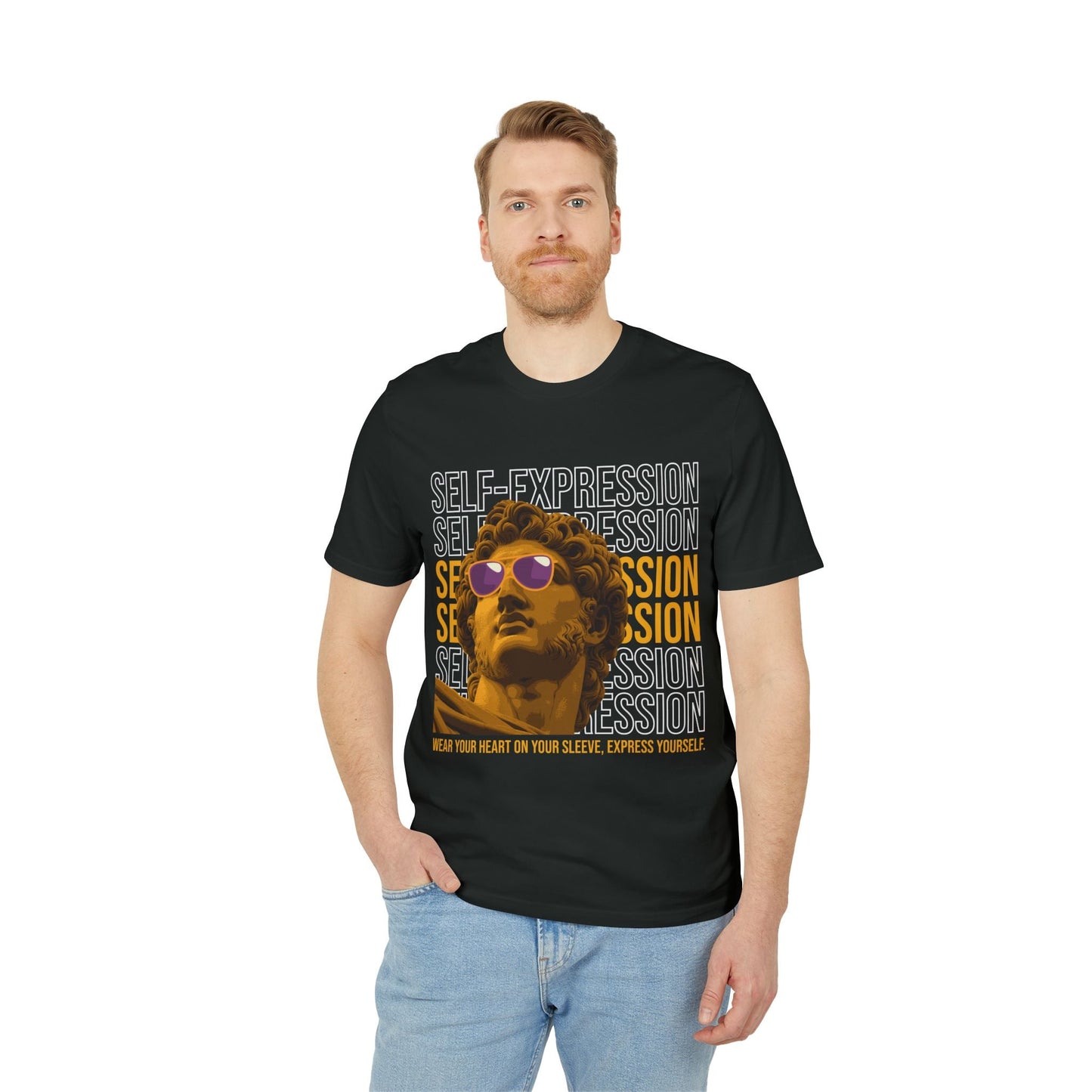 Self-Expression - Gods Way - Premium Bio Unisex T-Shirt - Front Print-4