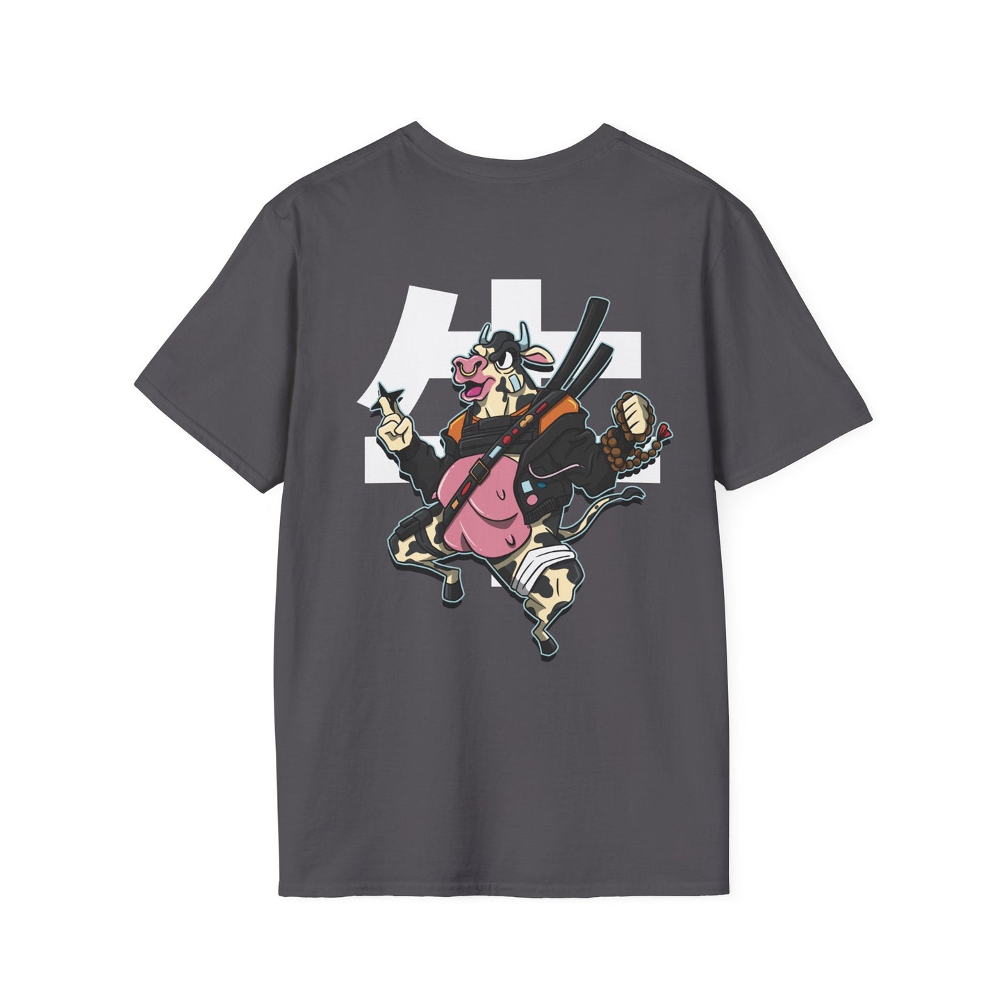 Cow - Warrior Animals - Unisex T-Shirt - Back Print-1
