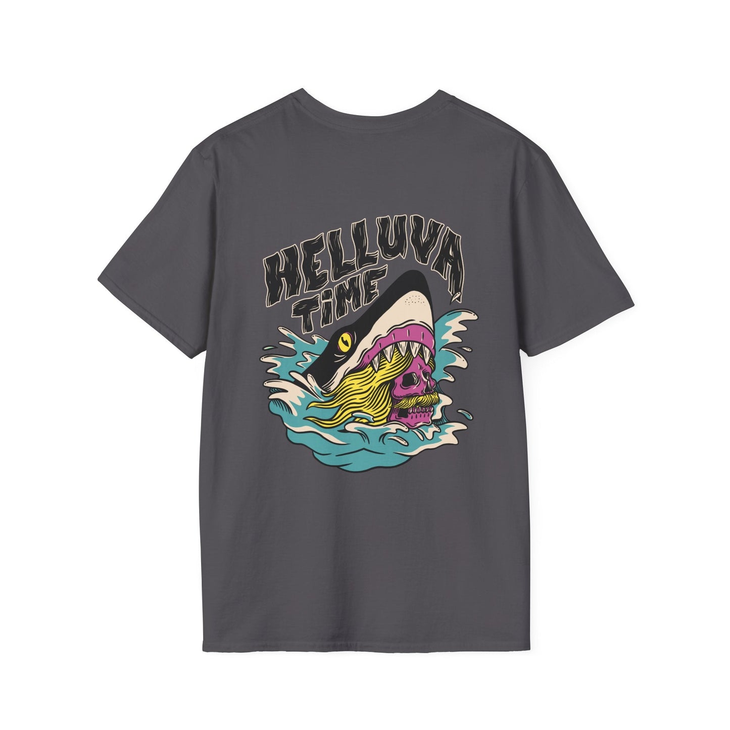 Helluva Time - Summer Skulls - Unisex T-Shirt - Back Print-1