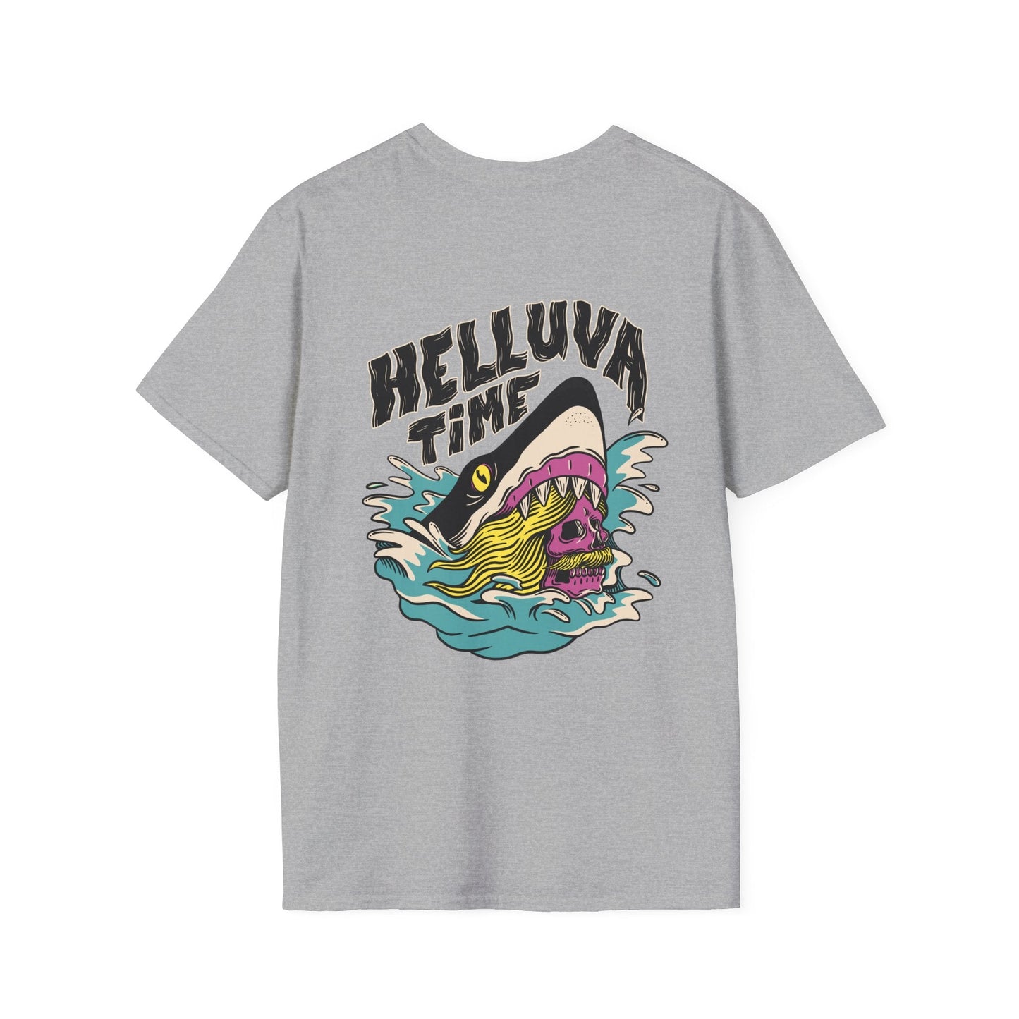 Helluva Time - Summer Skulls - Unisex T-Shirt - Back Print-4