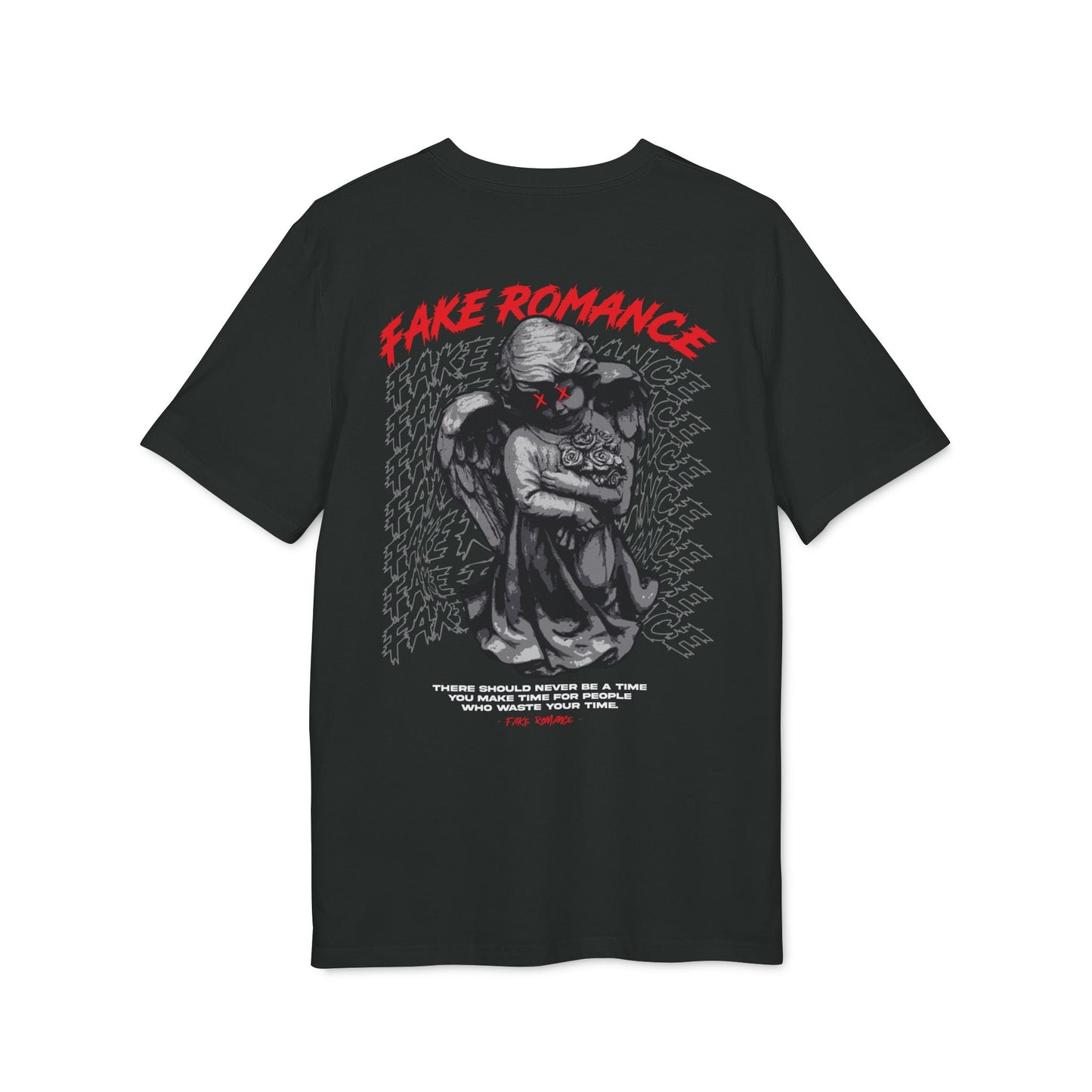 Fake Romance - Gods Way - Premium Bio Unisex T-Shirt - Back Print-0