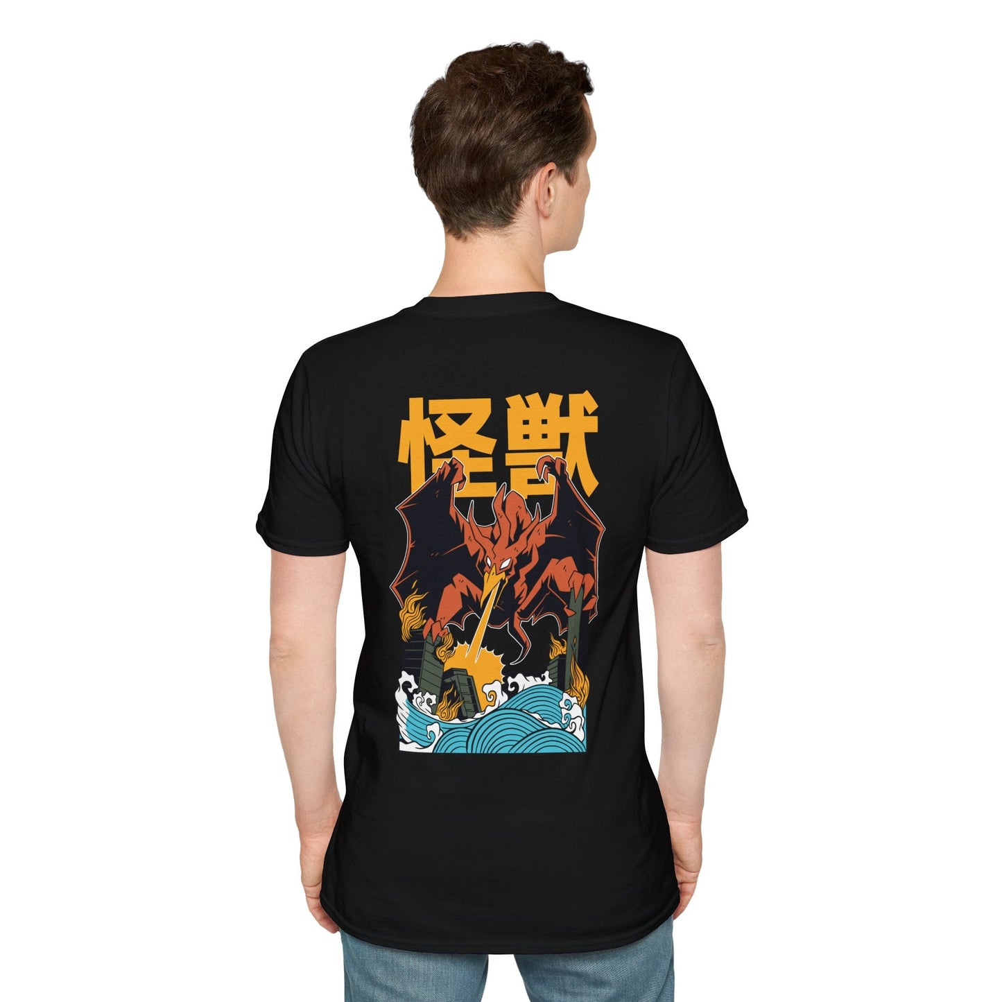 Phoenix - Kaiju Monster - Unisex T-Shirt - Back Print-4
