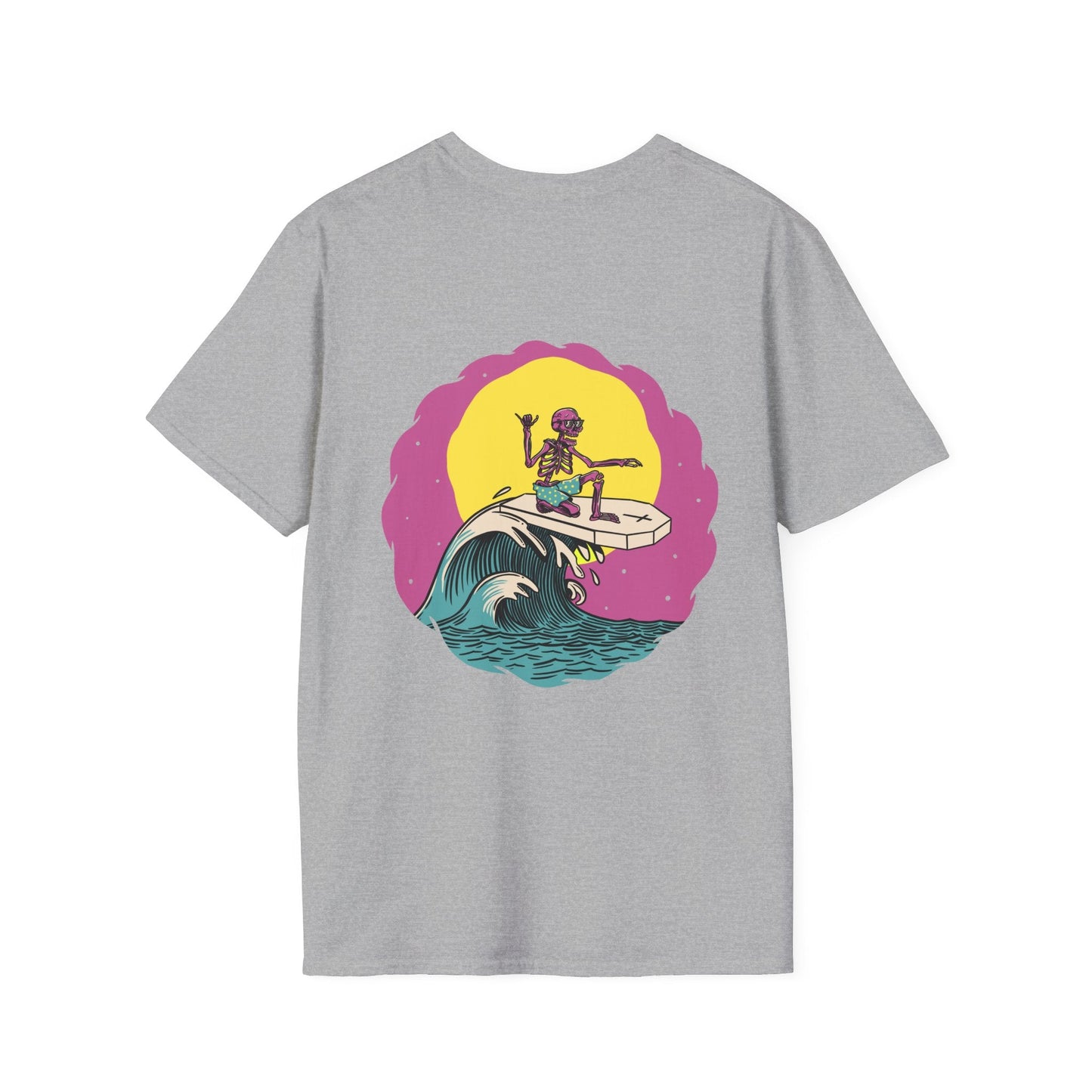 Bones Out - Summer Skulls - Unisex T-Shirt - Back Print-4