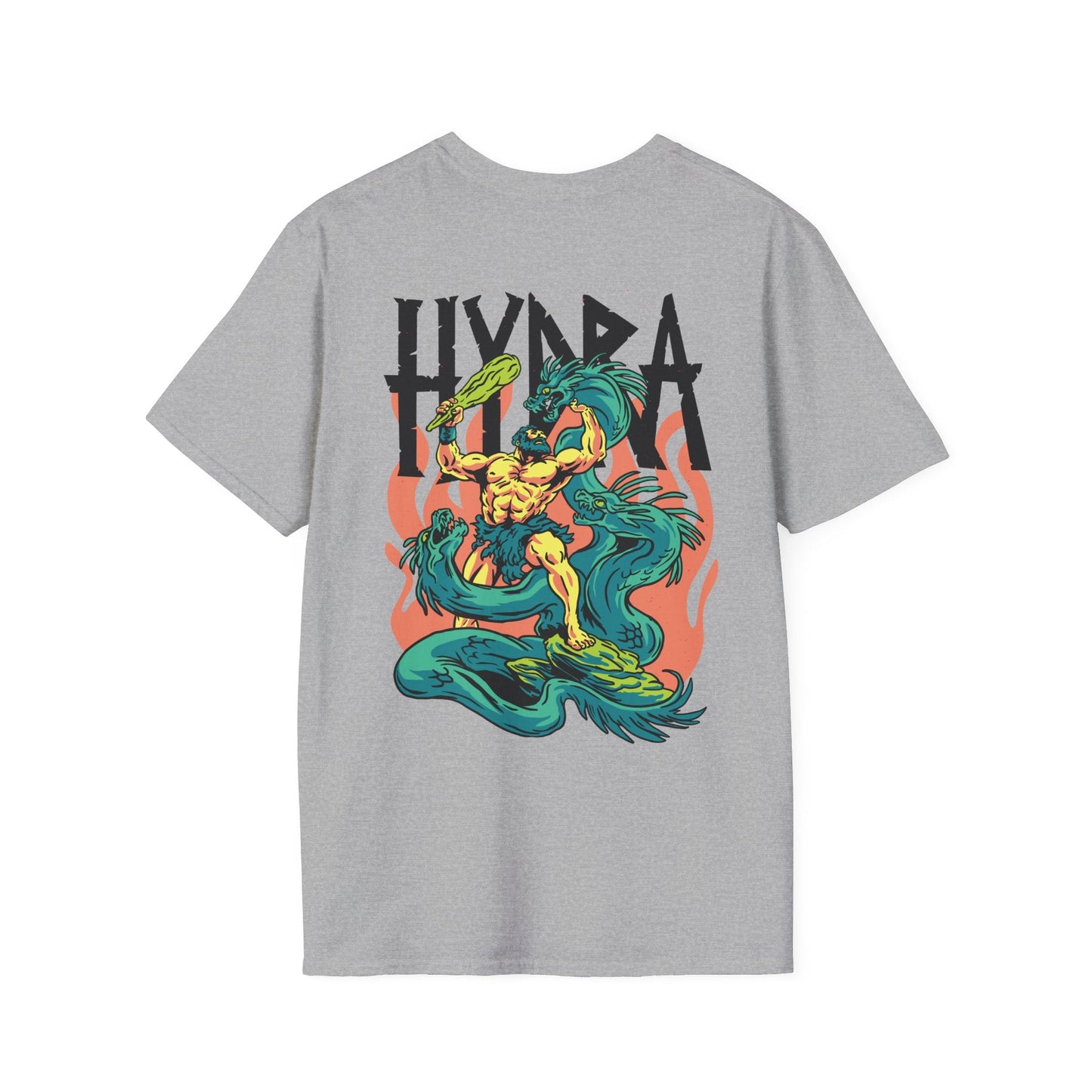 Hydra - Greek Mythology - Unisex T-Shirt - Back Print-6