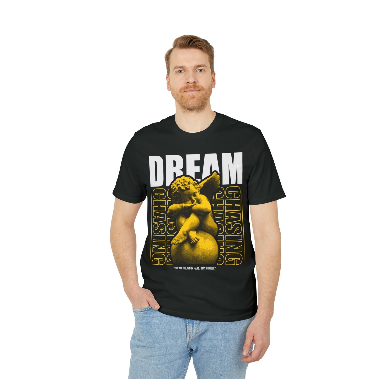Dream chasing - Gods Way - Premium Bio Unisex T-Shirt - Front Print-4