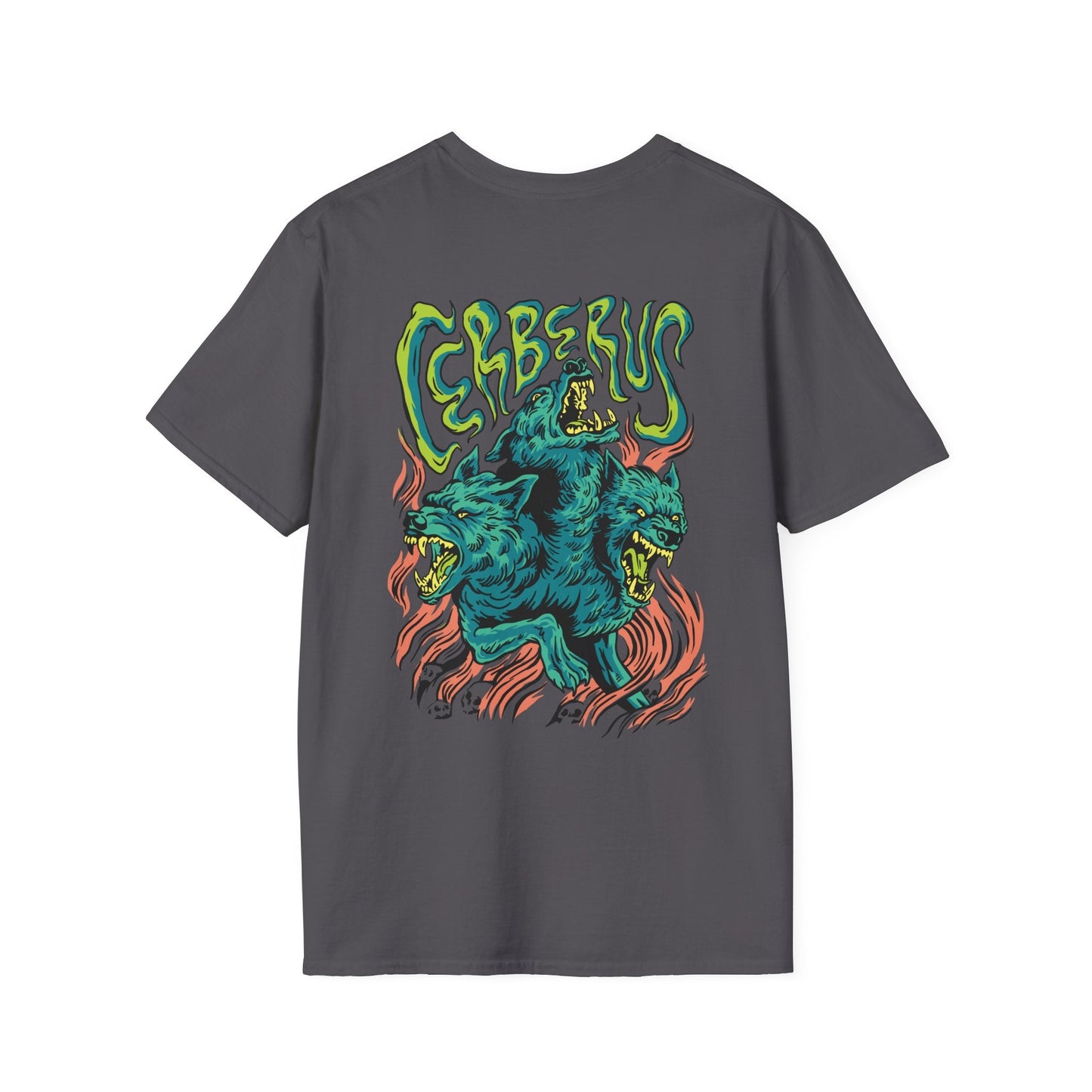 Cerberus - Greek Mythology - Unisex T-Shirt - Back Print-5