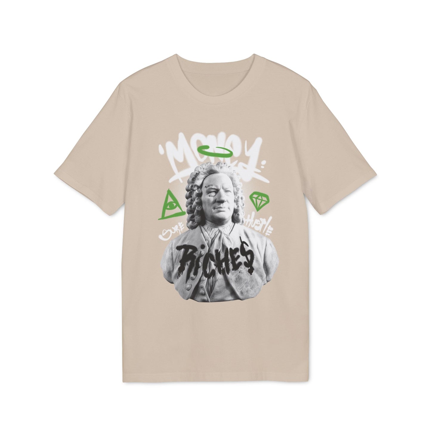 Money Riches - Gods Way - Premium Bio Unisex T-Shirt - Front Print-6