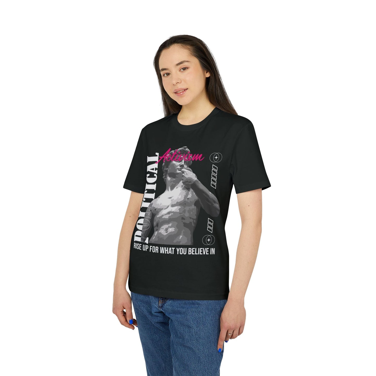 Political Activism - Gods Way - Premium Bio Unisex T-Shirt - Front Print-2