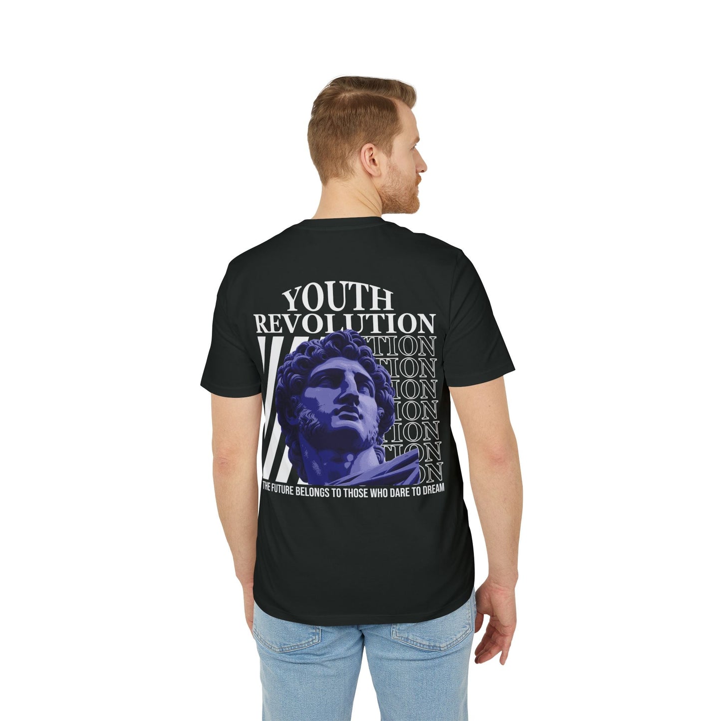 Youth Revolution - Gods Way - Premium Bio Unisex T-Shirt - Back Print-4