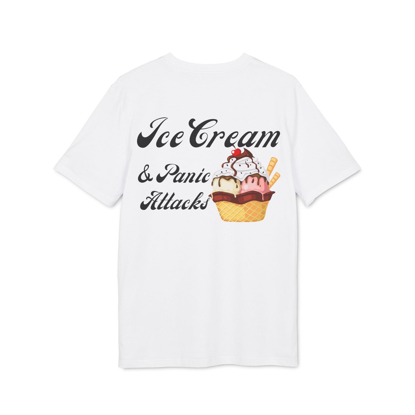 Ice Cream & Panic Attacks - See the Way - Premium Bio Unisex T-Shirt - Back Print-6