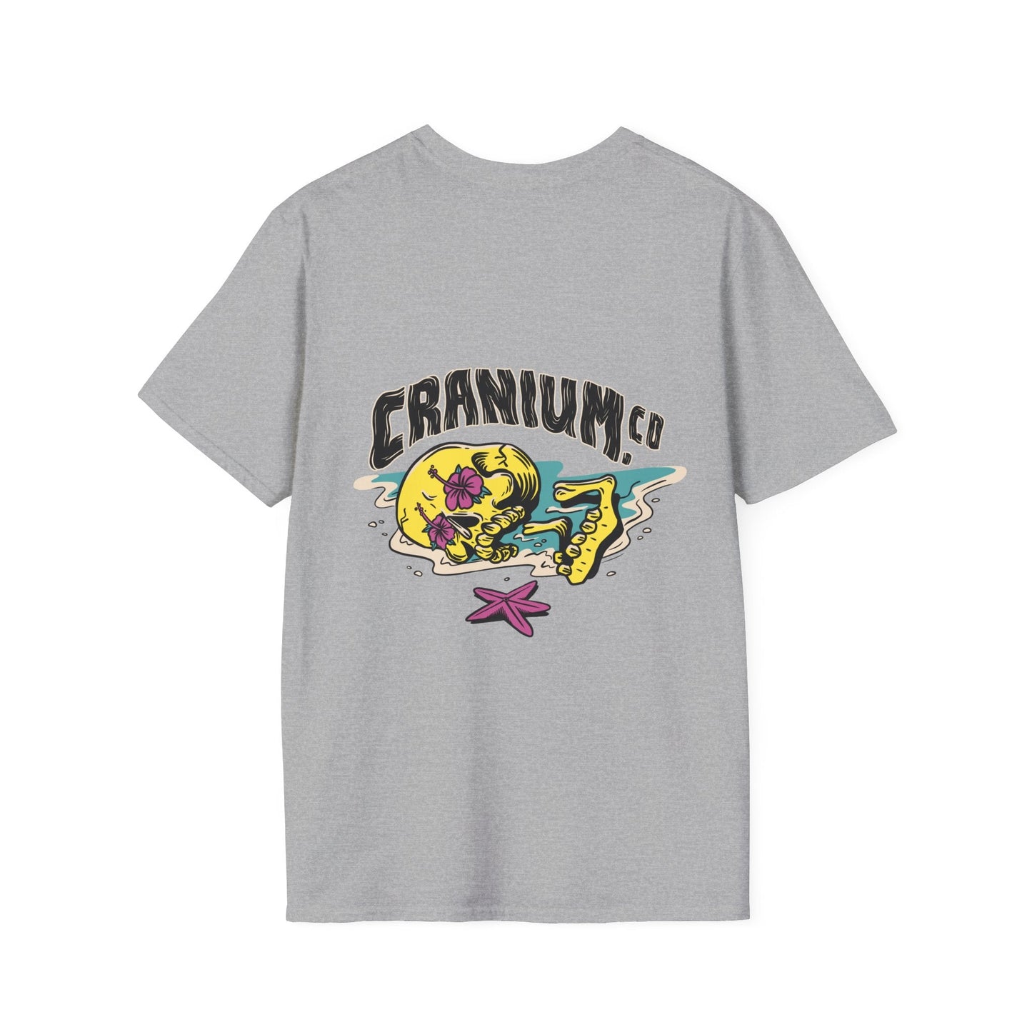 Cranium Co - Summer Skulls - Unisex T-Shirt - Back Print-4