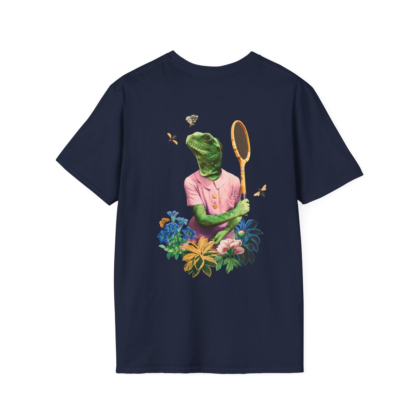 Lizard - Animal Human - Unisex T-Shirt - Back Print-6