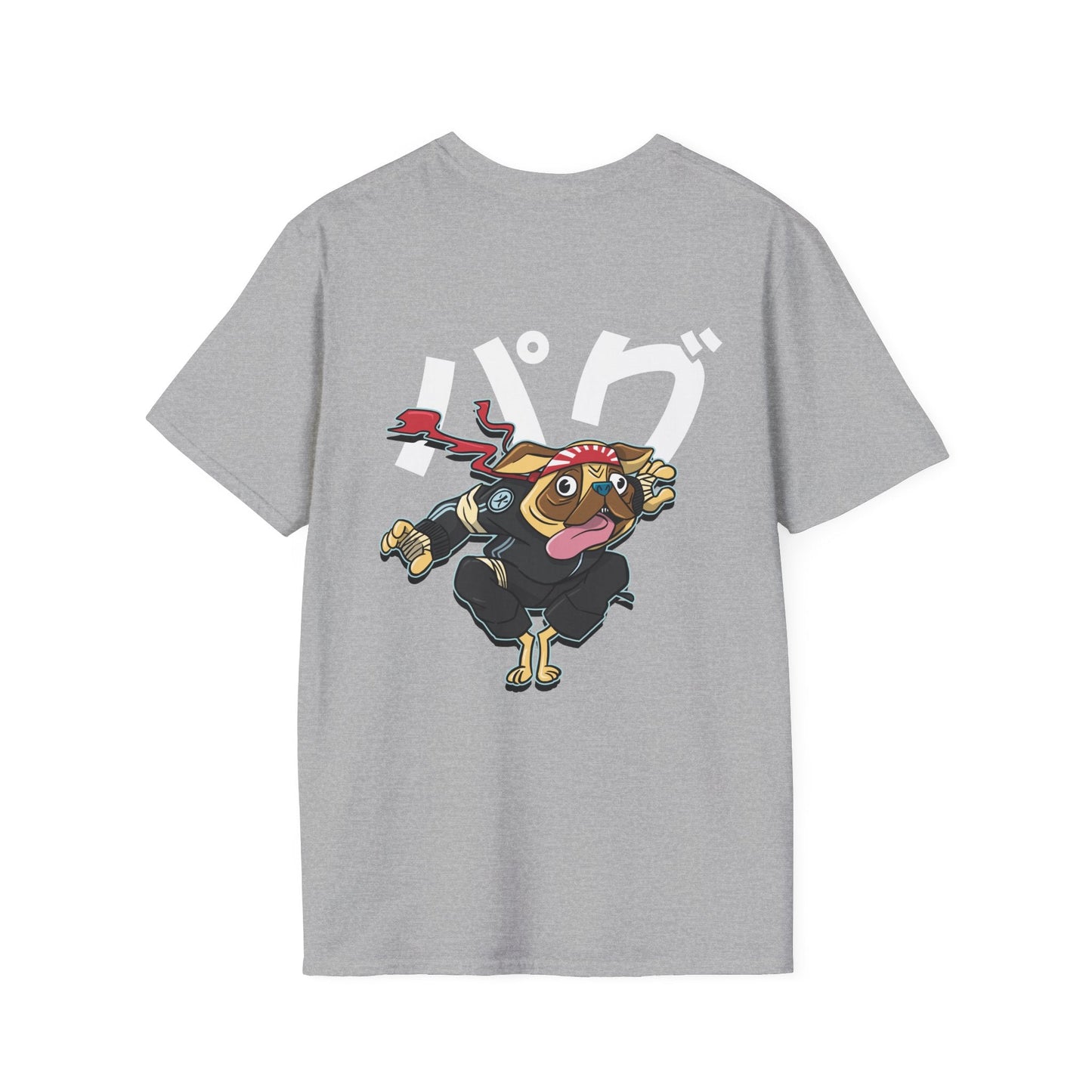 Pug - Warrior Animals - Unisex T-Shirt - Back Print-3