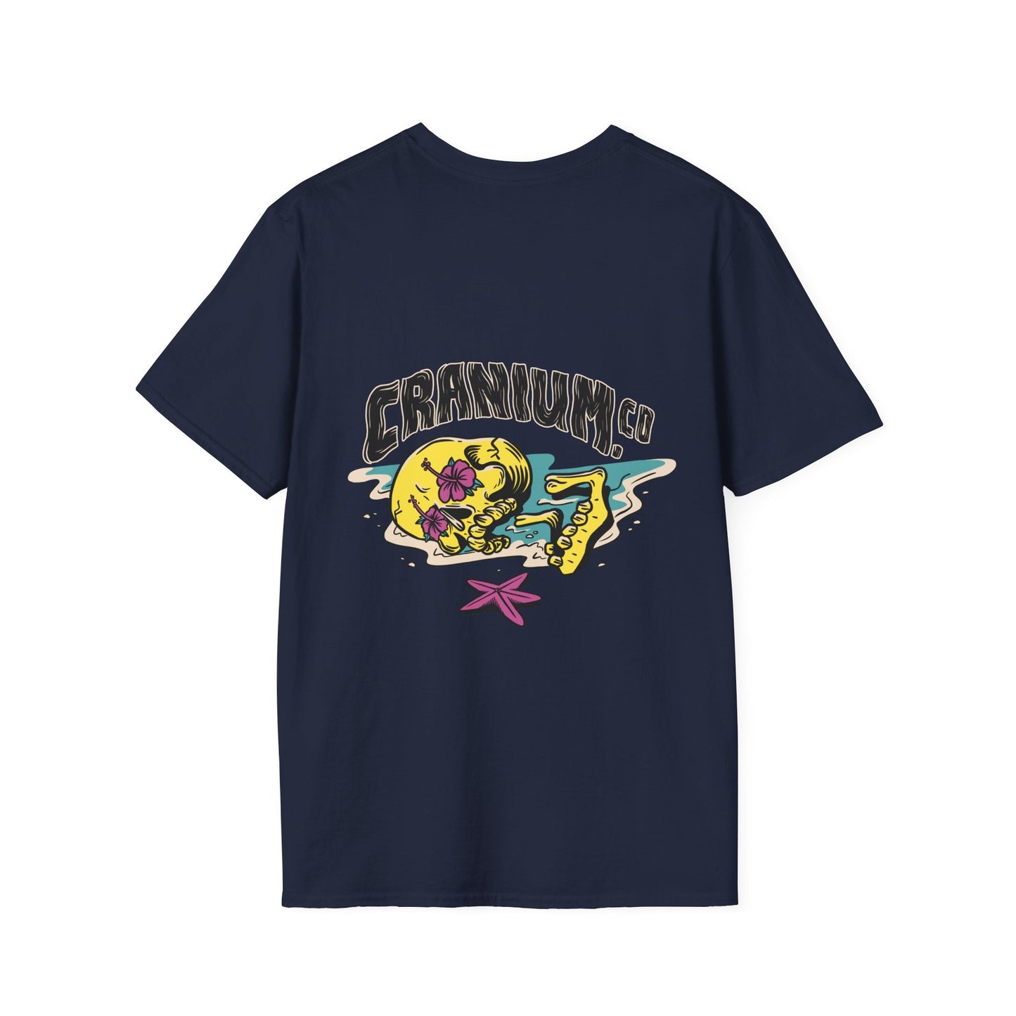 Cranium Co - Summer Skulls - Unisex T-Shirt - Back Print-2
