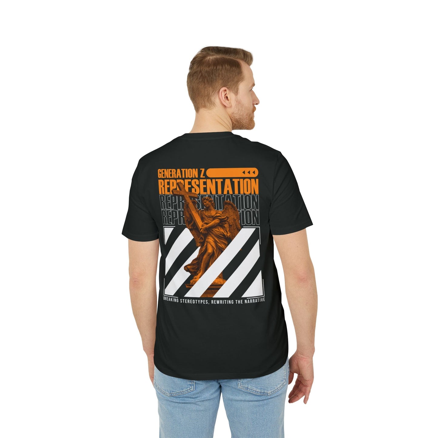 Generation Z Representation - Gods Way - Premium Bio Unisex T-Shirt - Back Print-4
