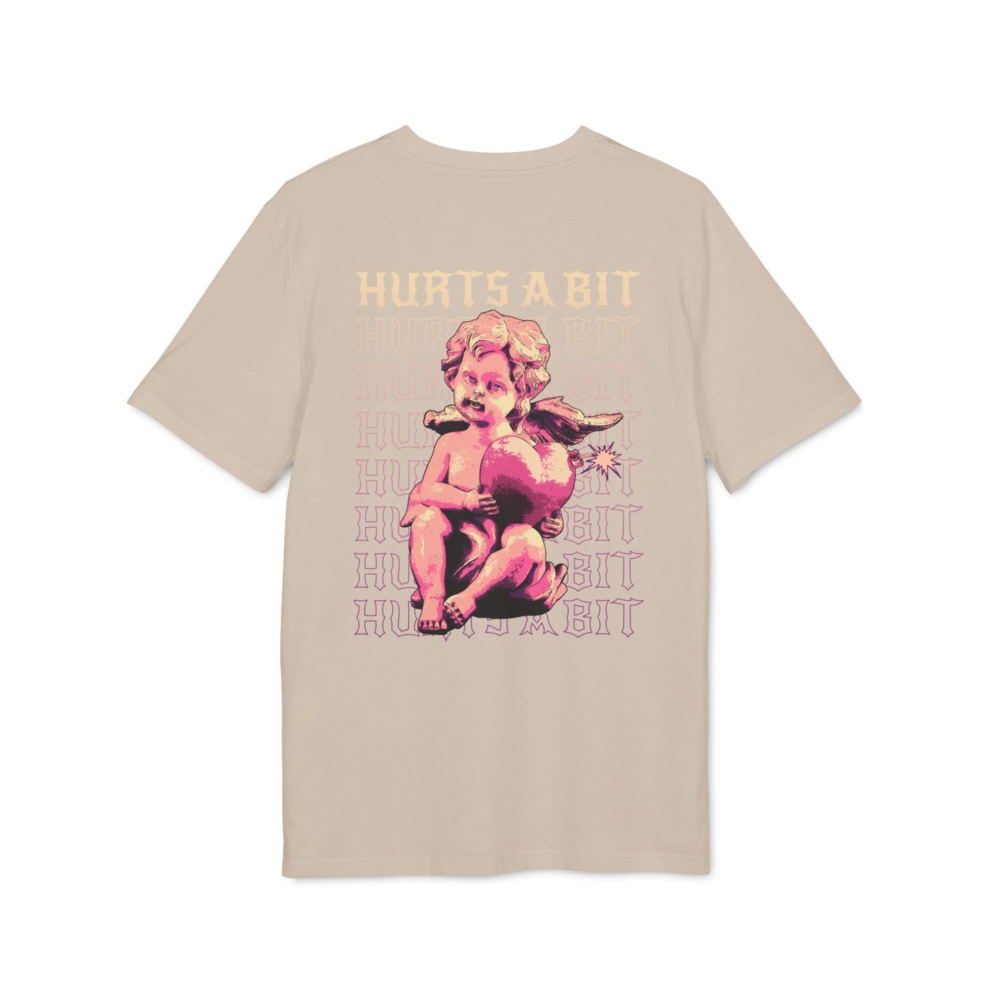 Hurts a Bit - Gods Way - Premium Bio Unisex T-Shirt - Back Print-7