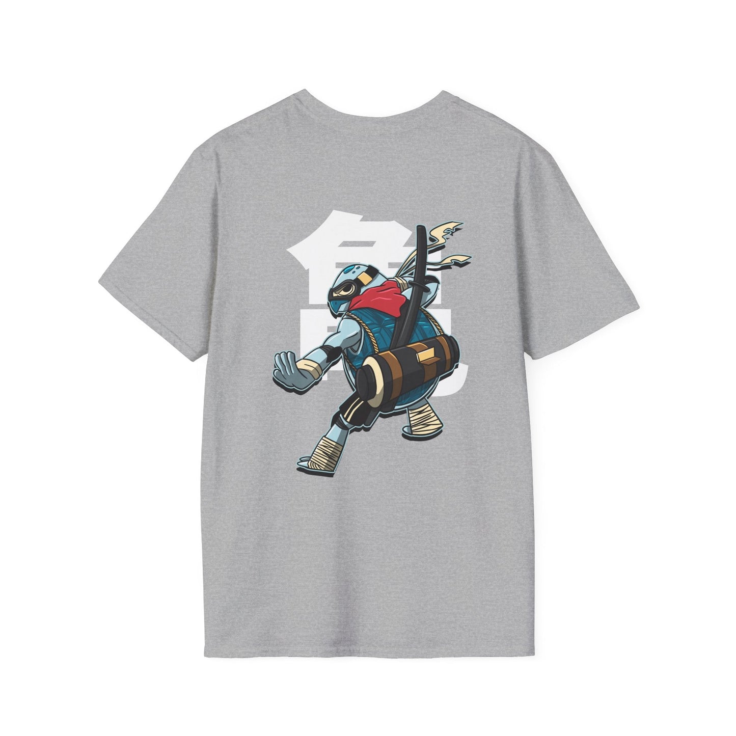 Turtle - Warrior Animals - Unisex T-Shirt - Back Print-3