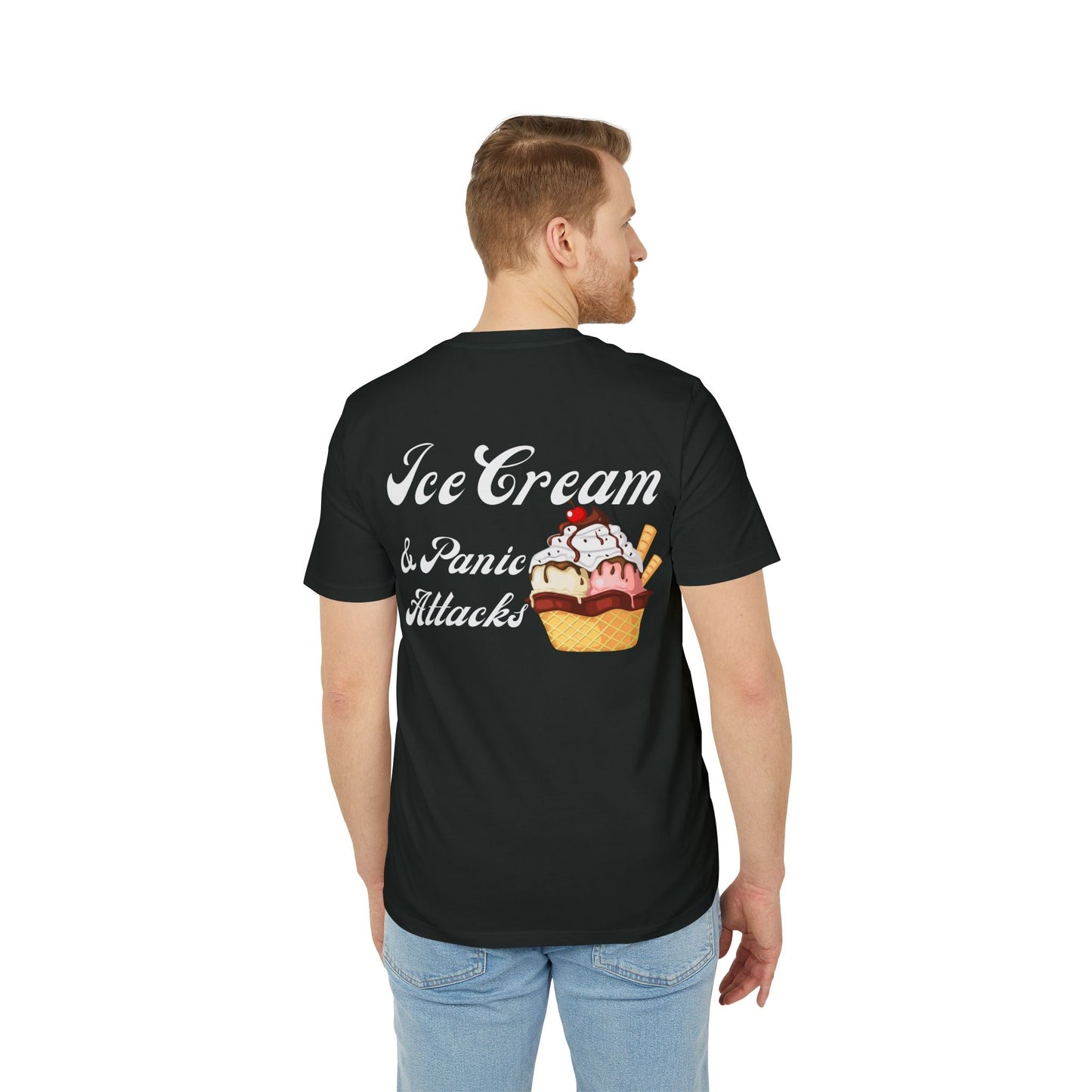 Ice Cream & Panic Attacks - See the Way - Premium Bio Unisex T-Shirt - Back Print-4