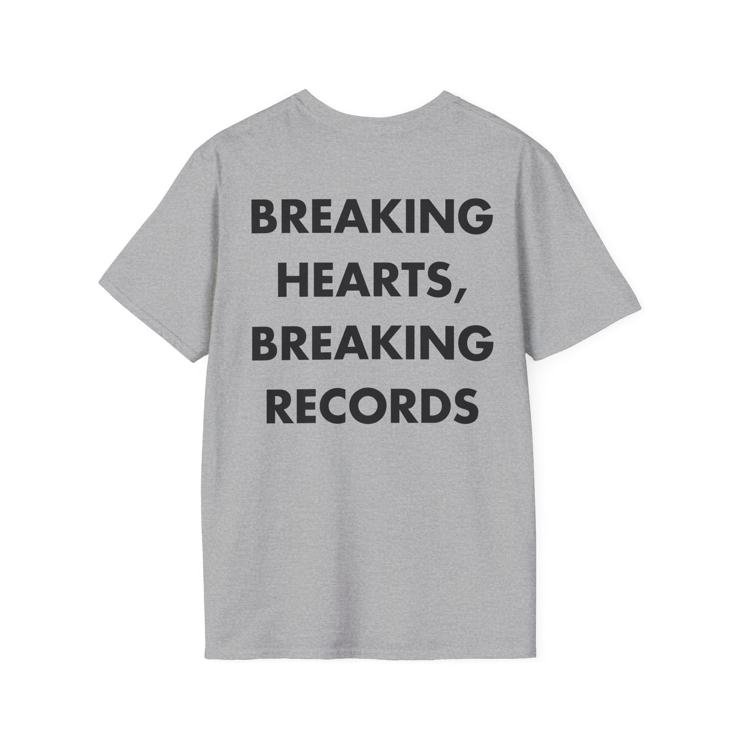BREAKING HEARTS, BREAKING RECORDS - Everything I Love - Unisex T-Shirt - Back Print-4