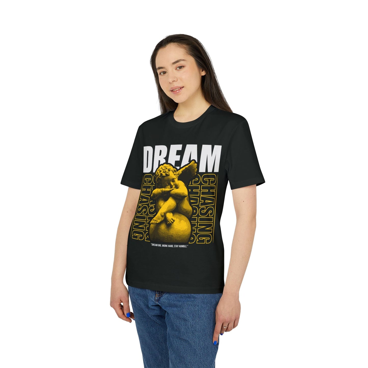 Dream chasing - Gods Way - Premium Bio Unisex T-Shirt - Front Print-2