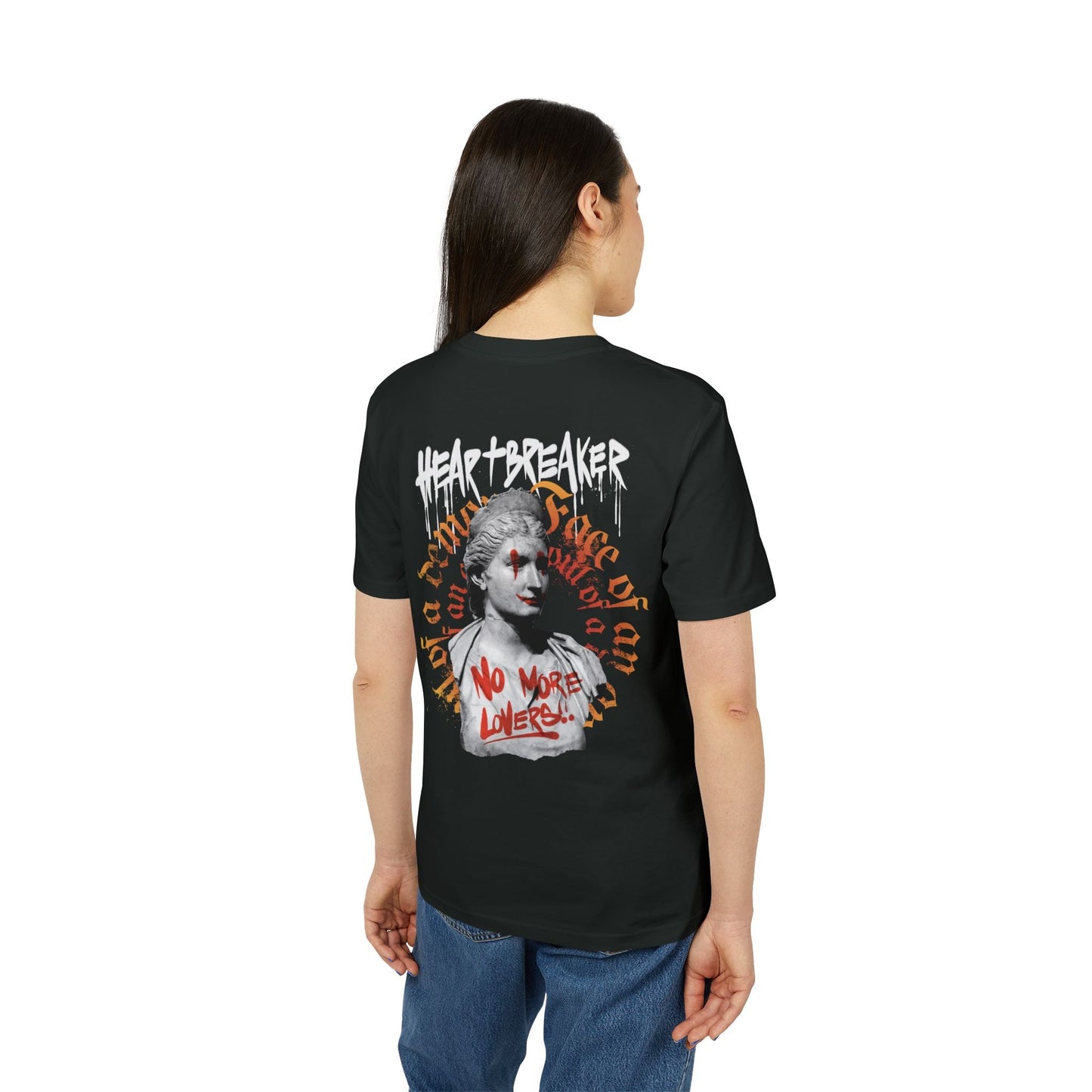 Heartbreaker No more Lovers - Gods Way - Premium Bio Unisex T-Shirt - Back Print-2