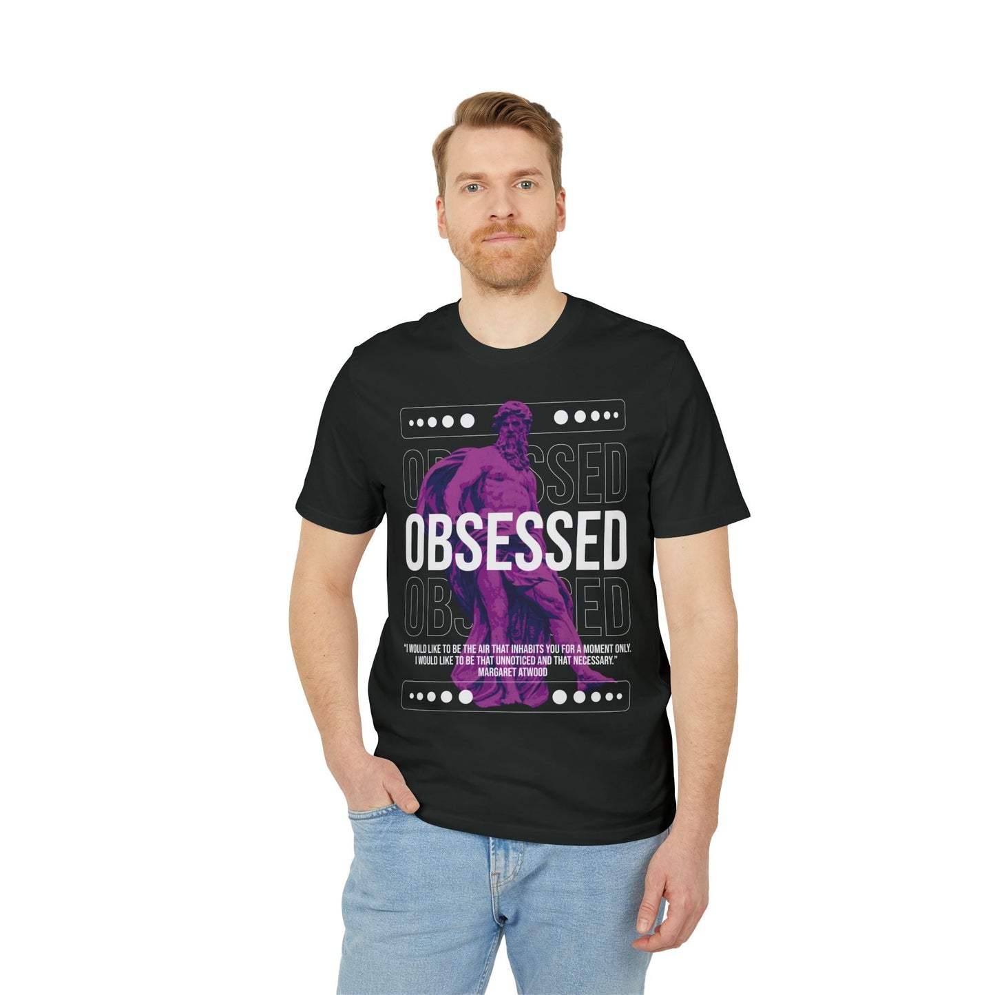 Obsessed - Gods Way - Premium Bio Unisex T-Shirt - Front Print-4
