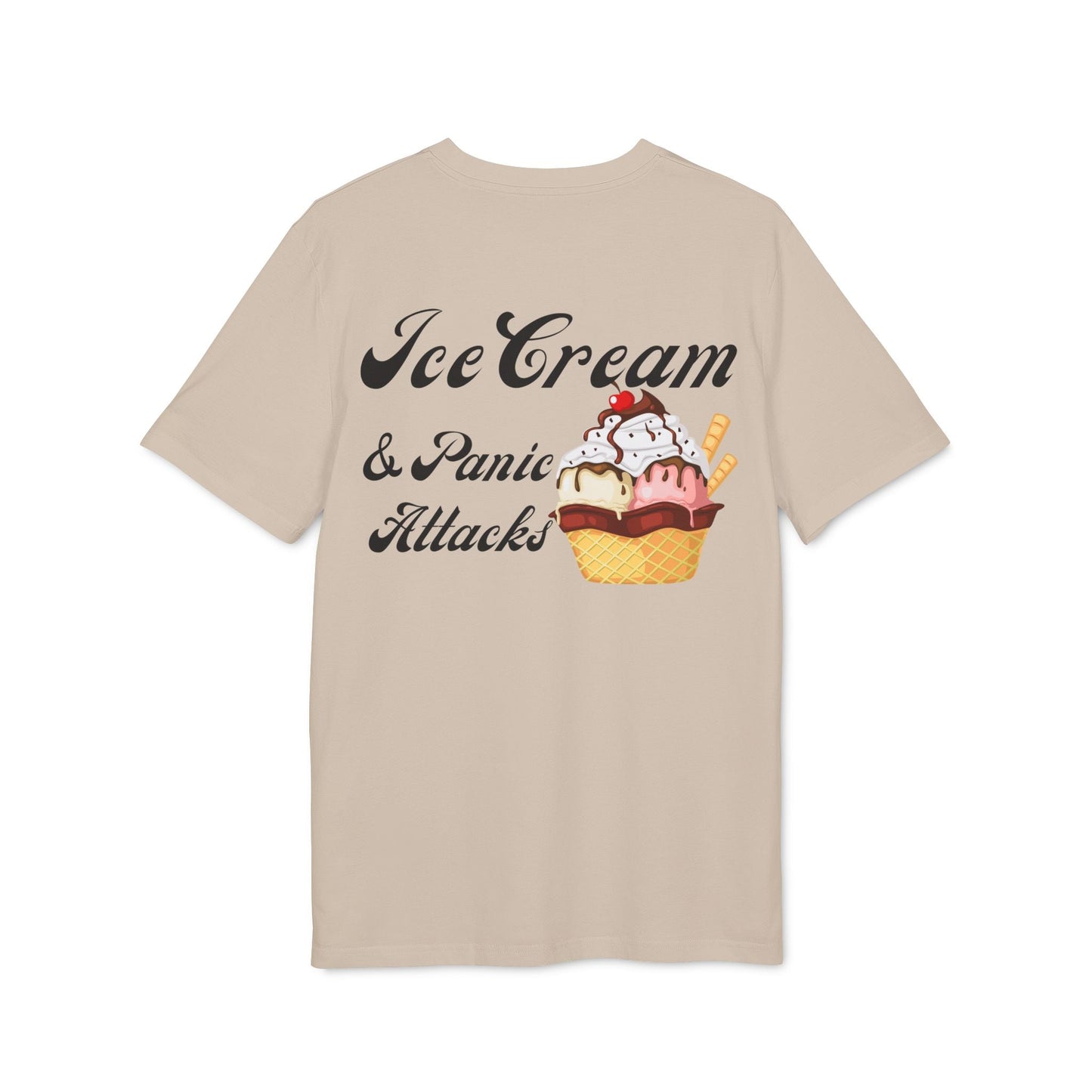 Ice Cream & Panic Attacks - See the Way - Premium Bio Unisex T-Shirt - Back Print-7