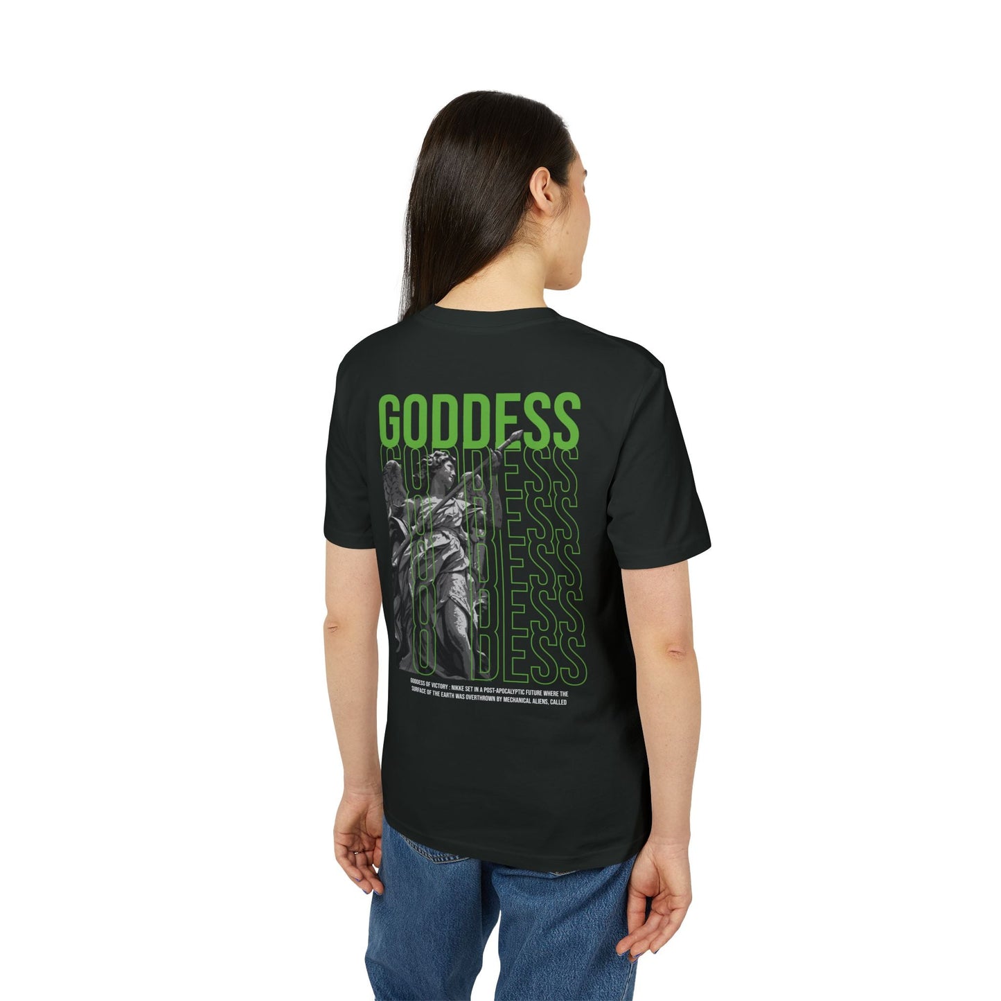 Goddess - Gods Way - Premium Bio Unisex T-Shirt - Back Print-2