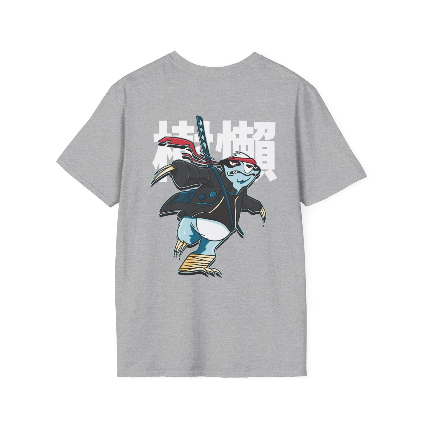 Sloth - Warrior Animals - Unisex T-Shirt - Back Print-3