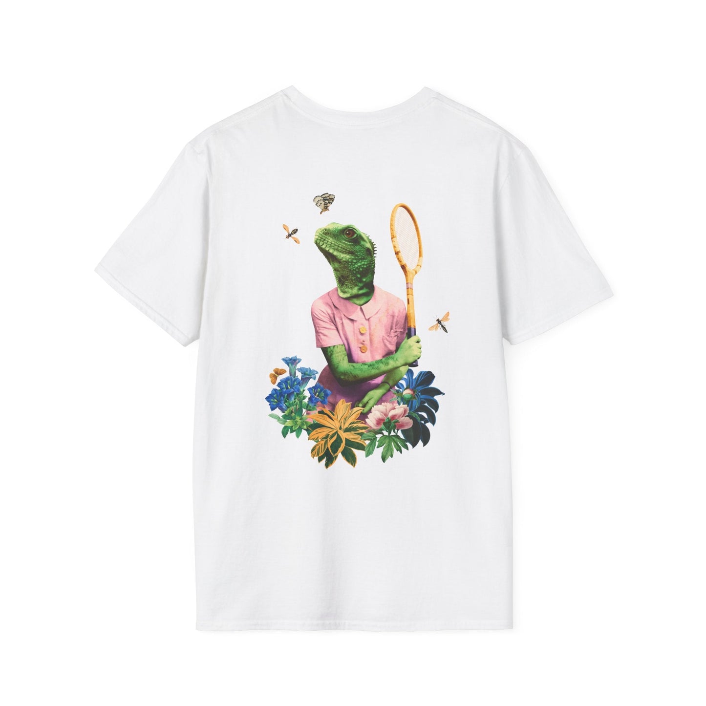 Lizard - Animal Human - Unisex T-Shirt - Back Print-7