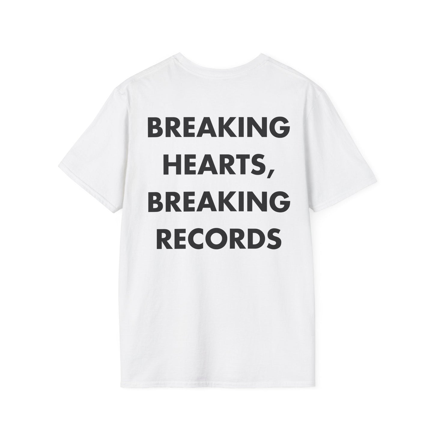 BREAKING HEARTS, BREAKING RECORDS - Everything I Love - Unisex T-Shirt - Back Print-3