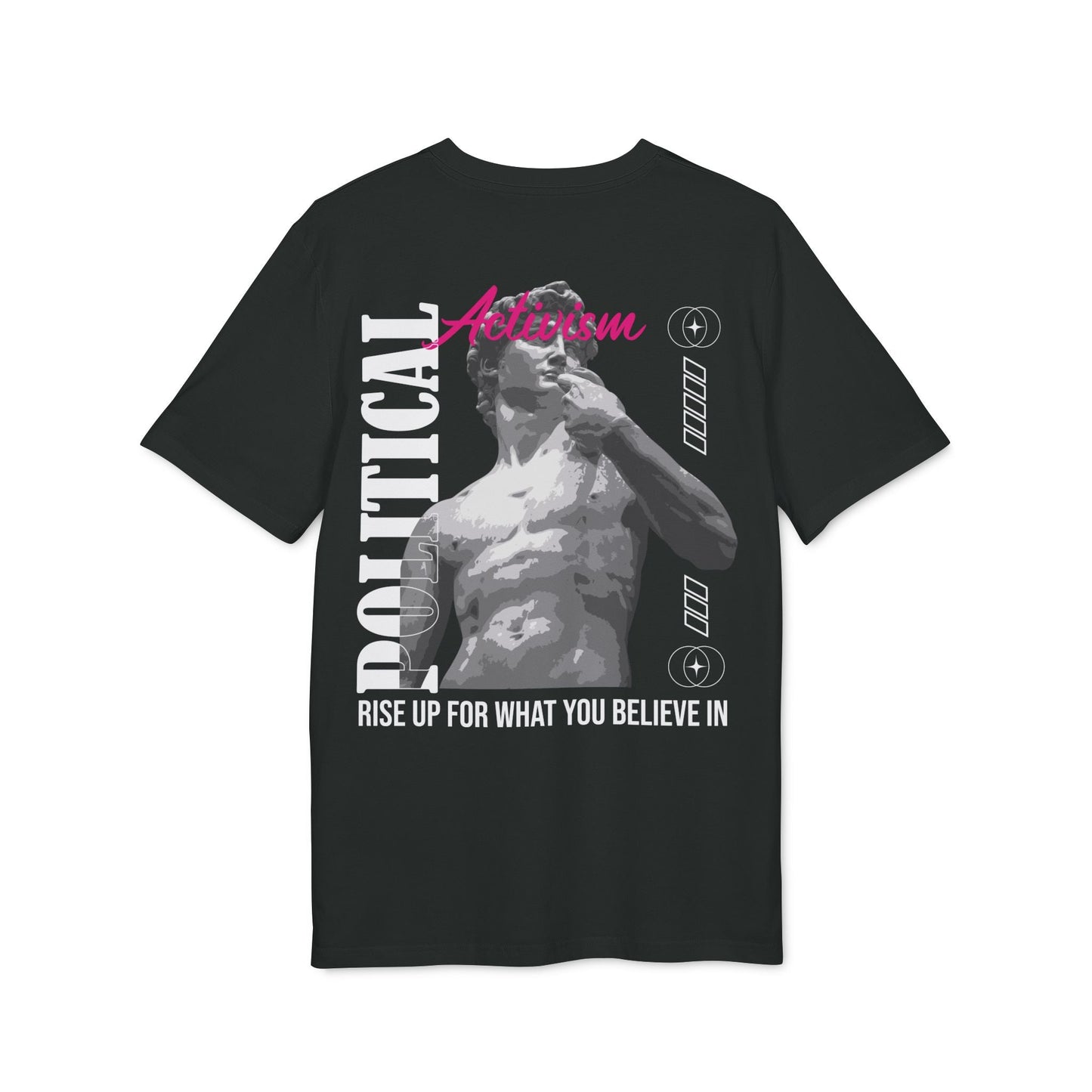 Political Activism - Gods Way - Premium Bio Unisex T-Shirt - Back Print-0