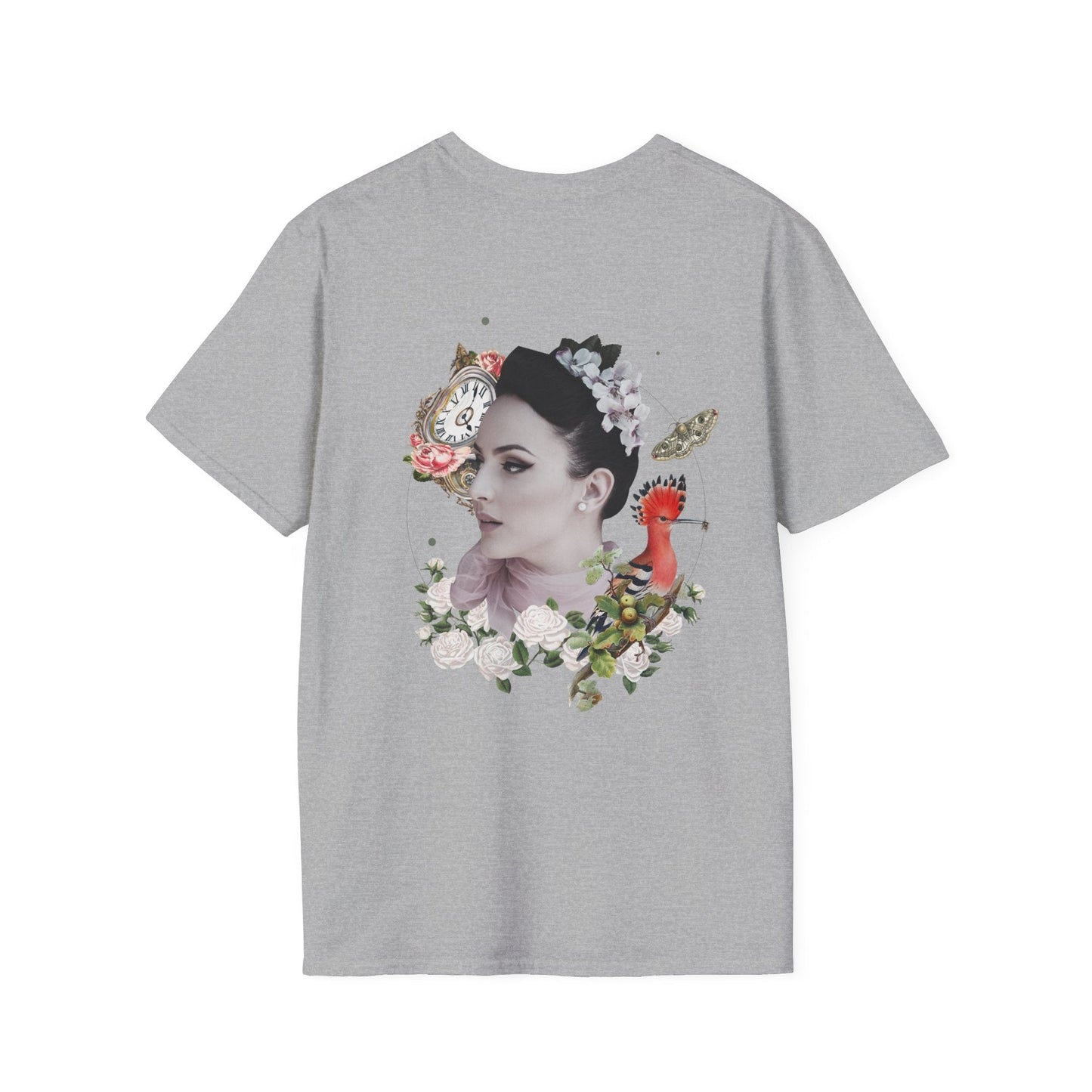 Woman - Quirky Collage - Unisex T-Shirt - Back Print-4