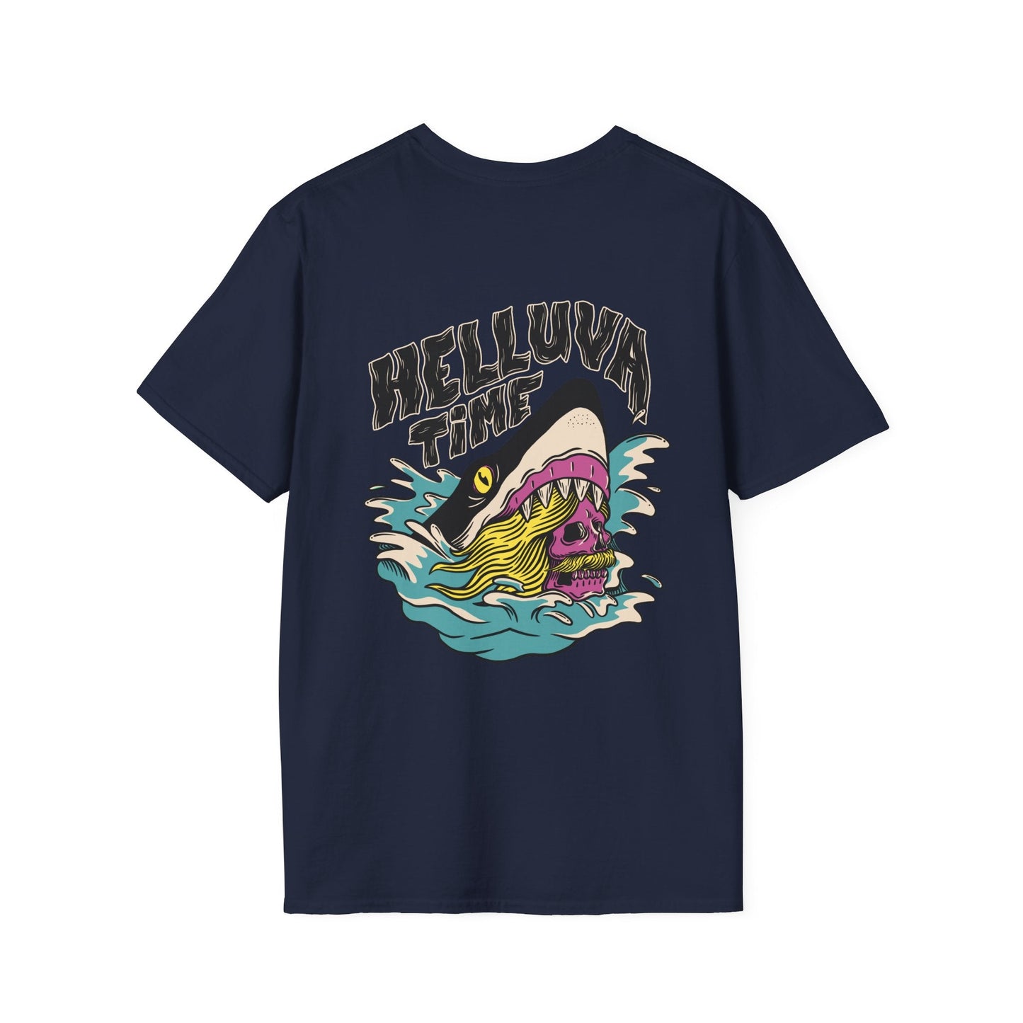 Helluva Time - Summer Skulls - Unisex T-Shirt - Back Print-2