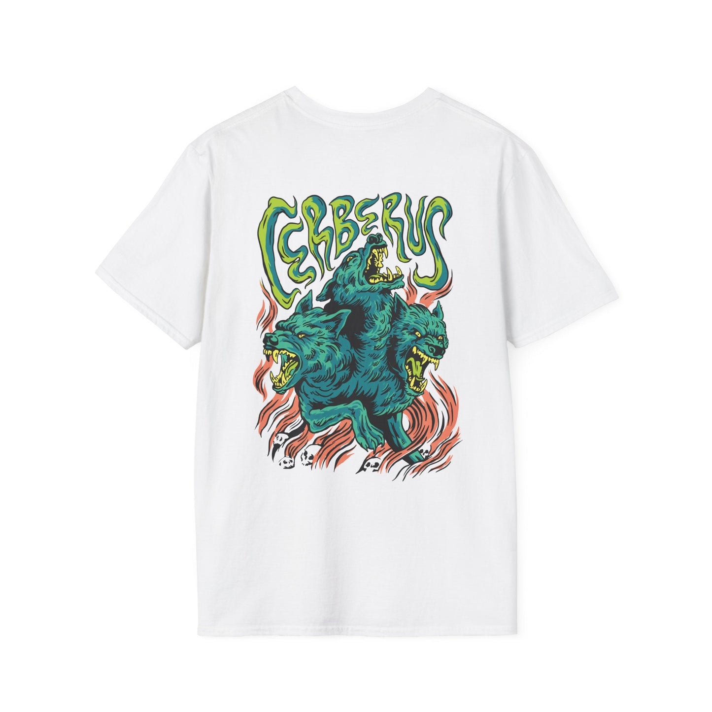 Cerberus - Greek Mythology - Unisex T-Shirt - Back Print-7