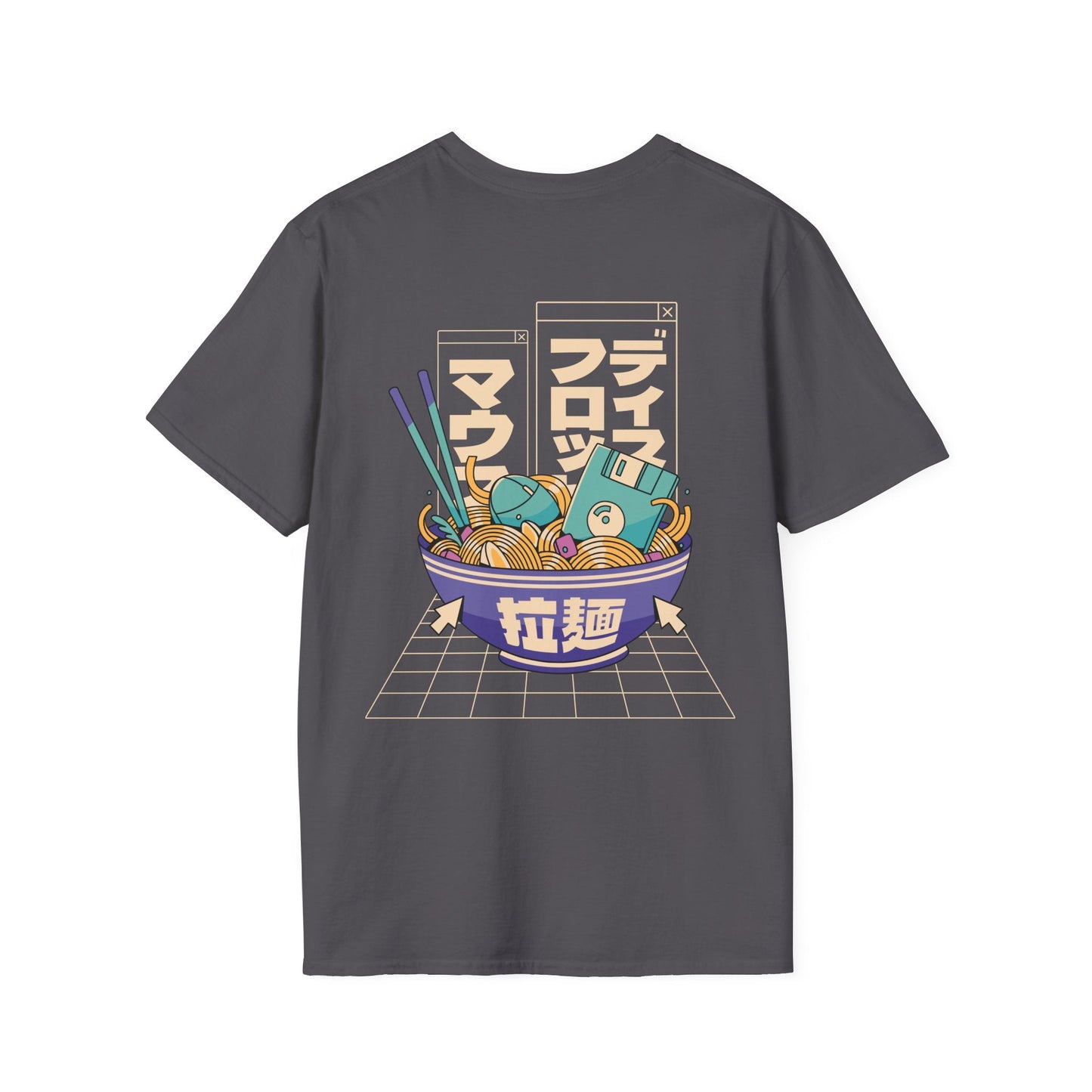 Tech Ramen - Anime World - Unisex T-Shirt - Back Print-1