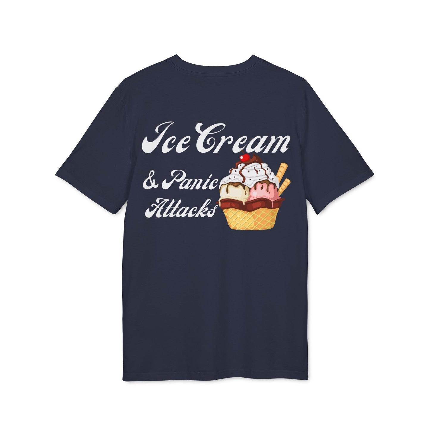 Ice Cream & Panic Attacks - See the Way - Premium Bio Unisex T-Shirt - Back Print-5